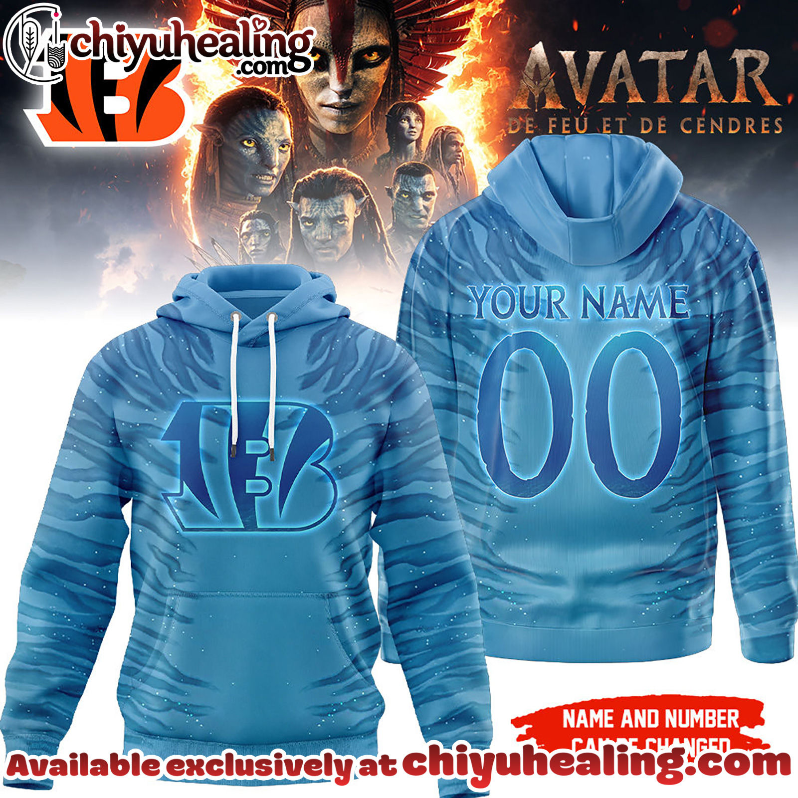 Cincinnati Bengals Premium NFL Avatar Personalized 3D Hoodie, Sweatshirt, T-shirt