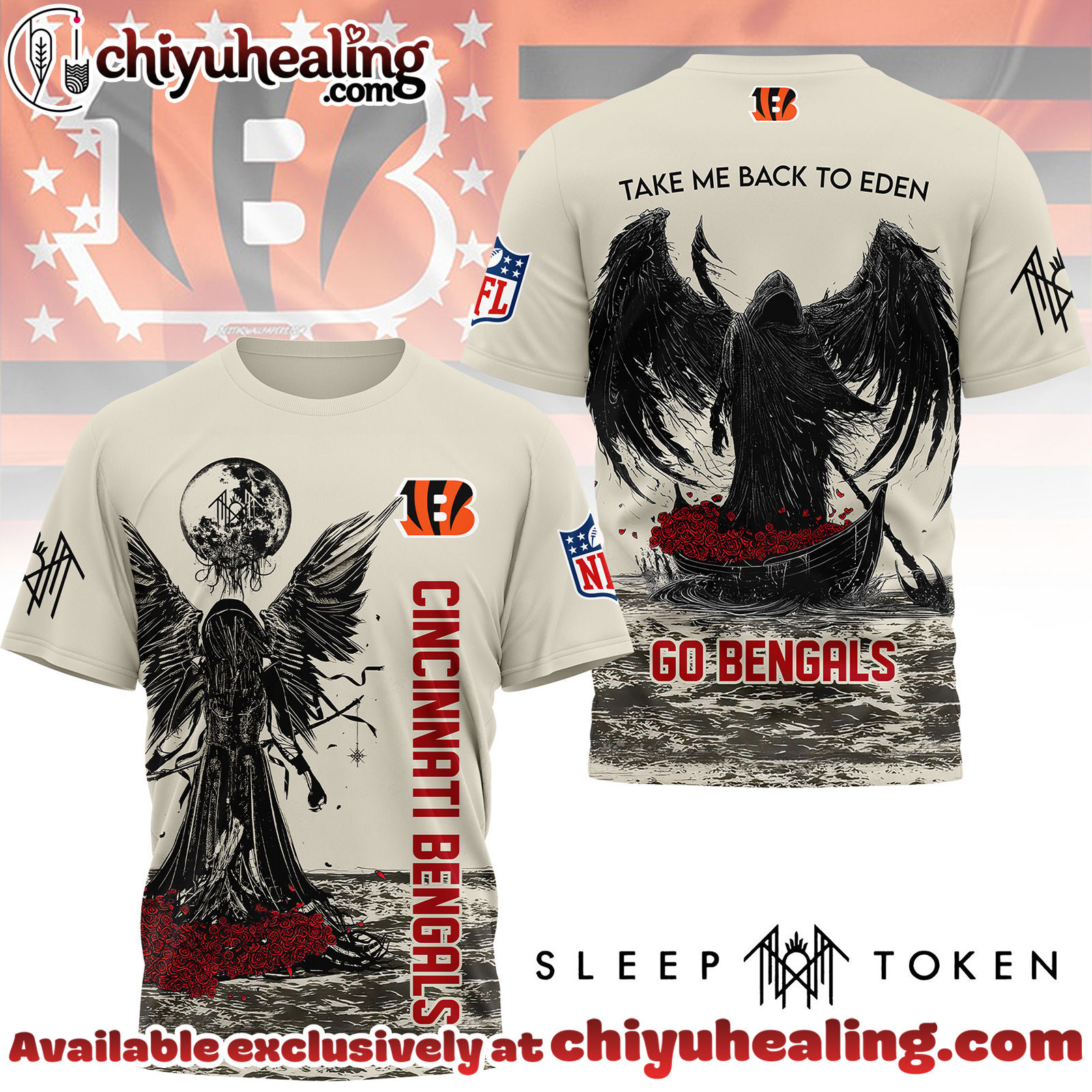 Cincinnati Bengals Premium NFL Sleep Token Fan 3D Shirt, Hoodie, Sweatshirt, All Team NFL