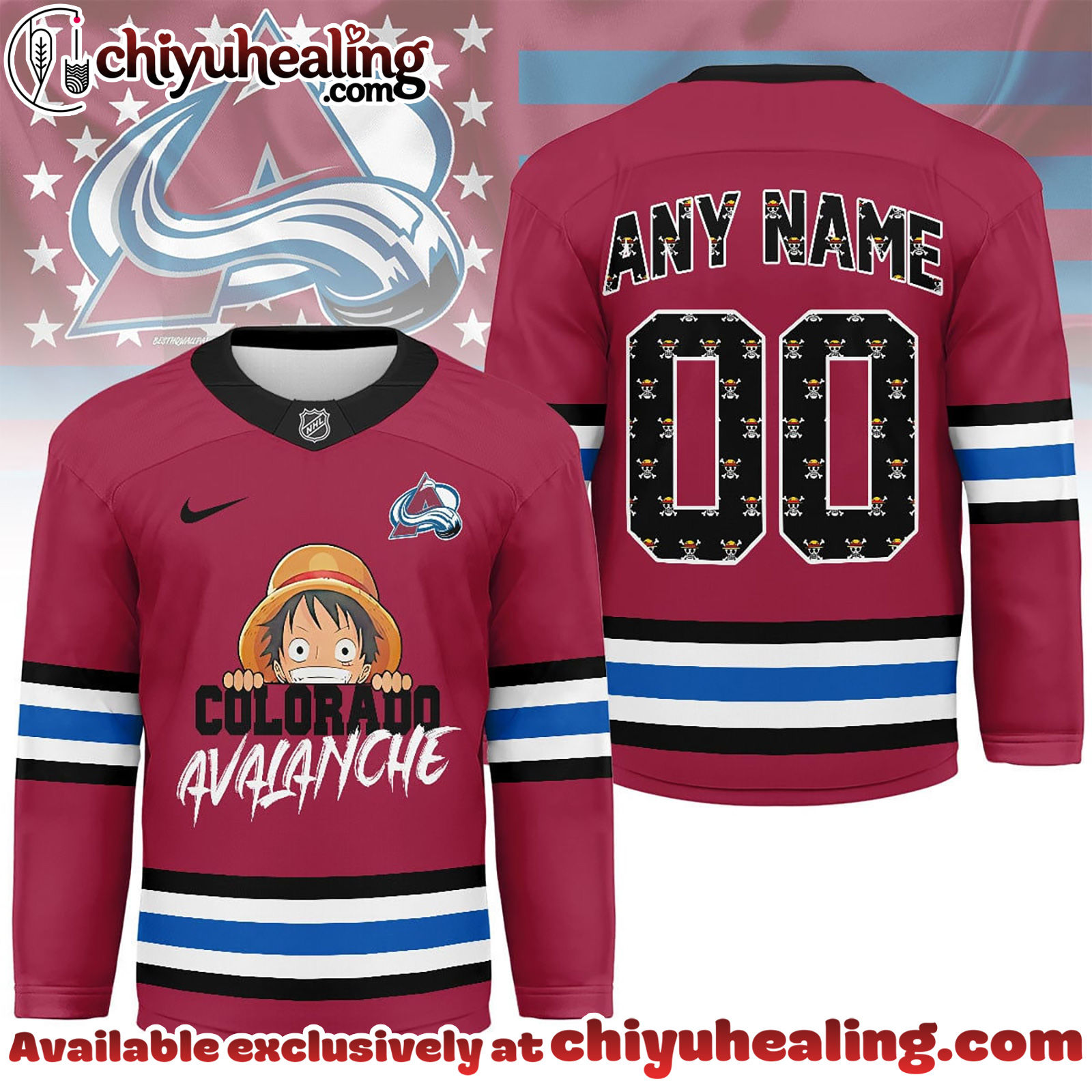 Colorado Avalanche Premium NHL One Piece Hockey Jersey NY