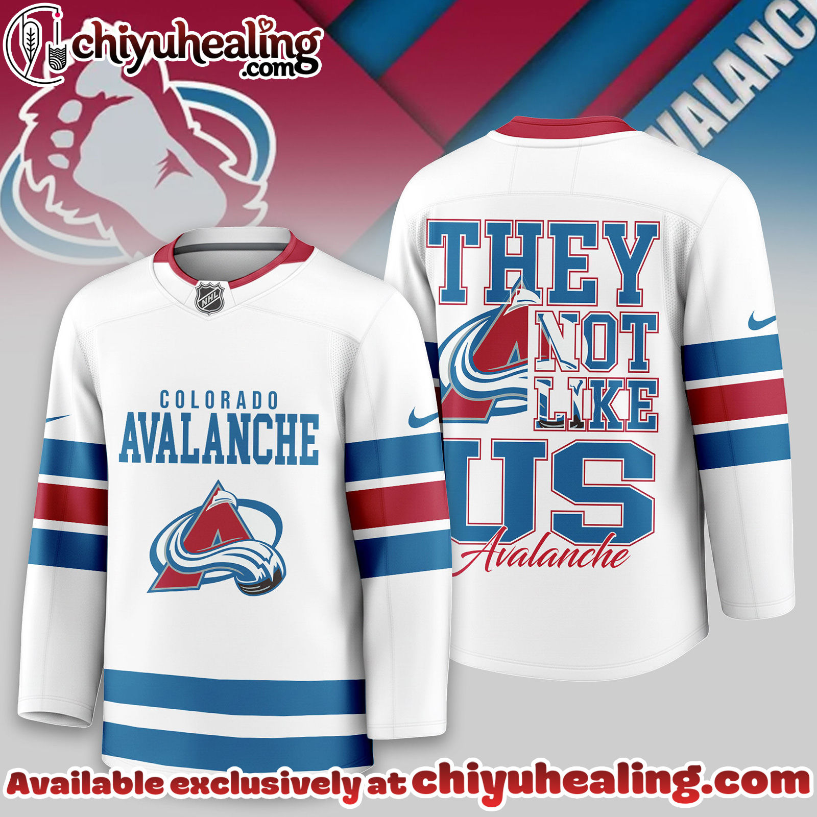 Colorado Avalanche Premium NHL They Not Like Us Hockey Jersey
