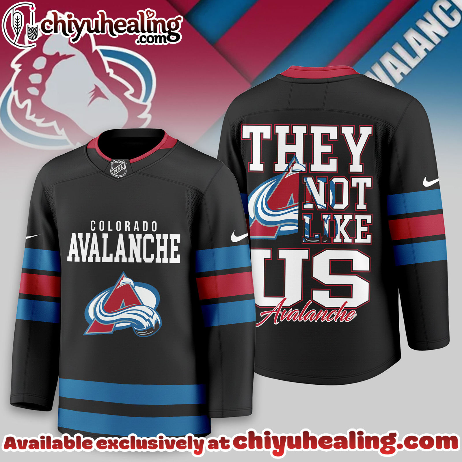 Colorado Avalanche Premium NHL They Not Like Us Hockey Jersey - Ver 2