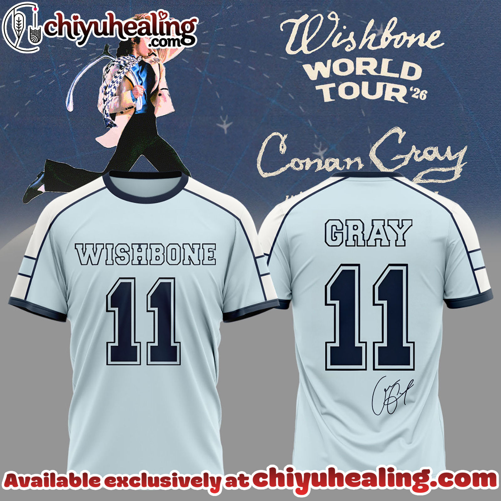 Conan Grays Wishbone World Tour Shirt - Ver 2