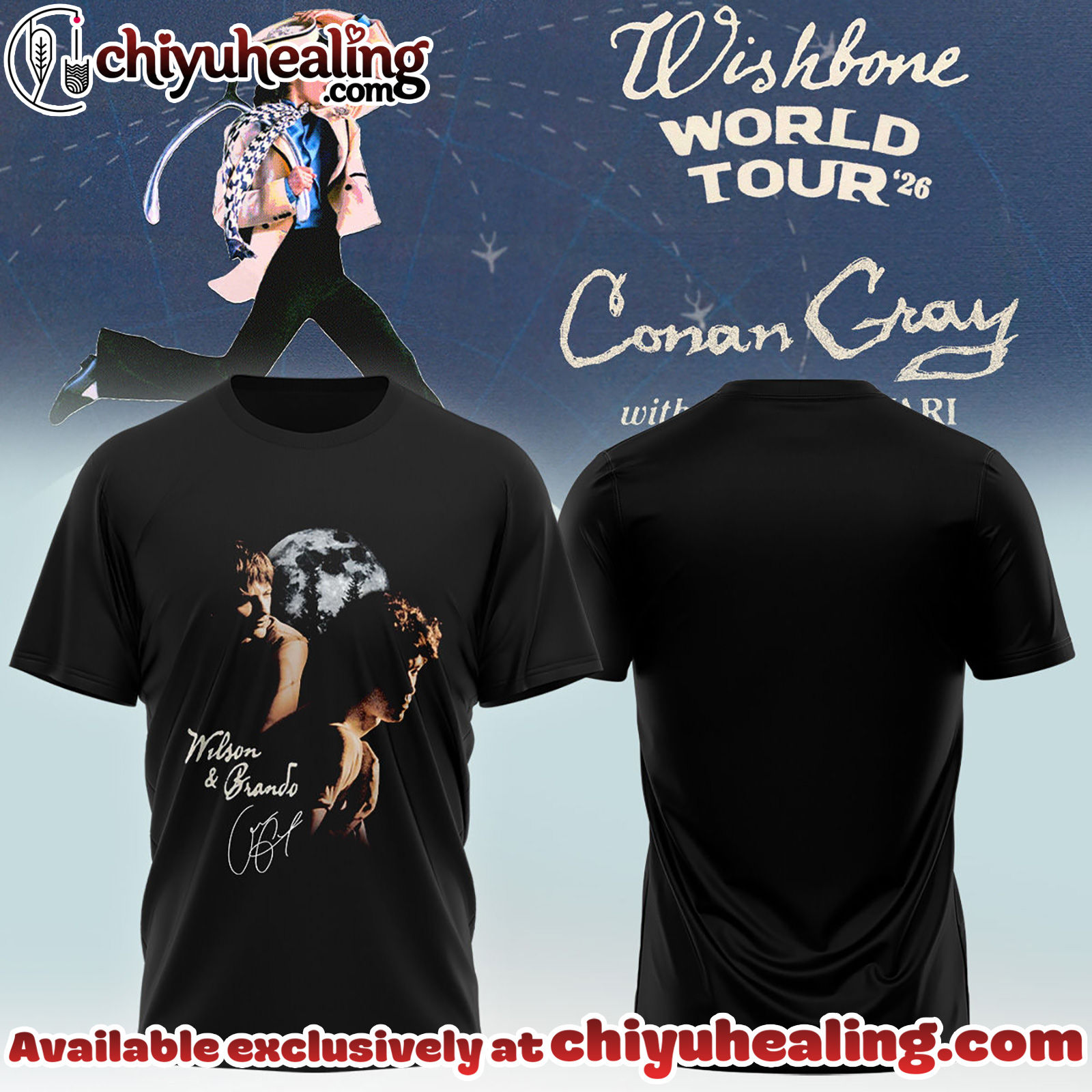 Conan Grays Wishbone World Tour Shirt - Ver 8