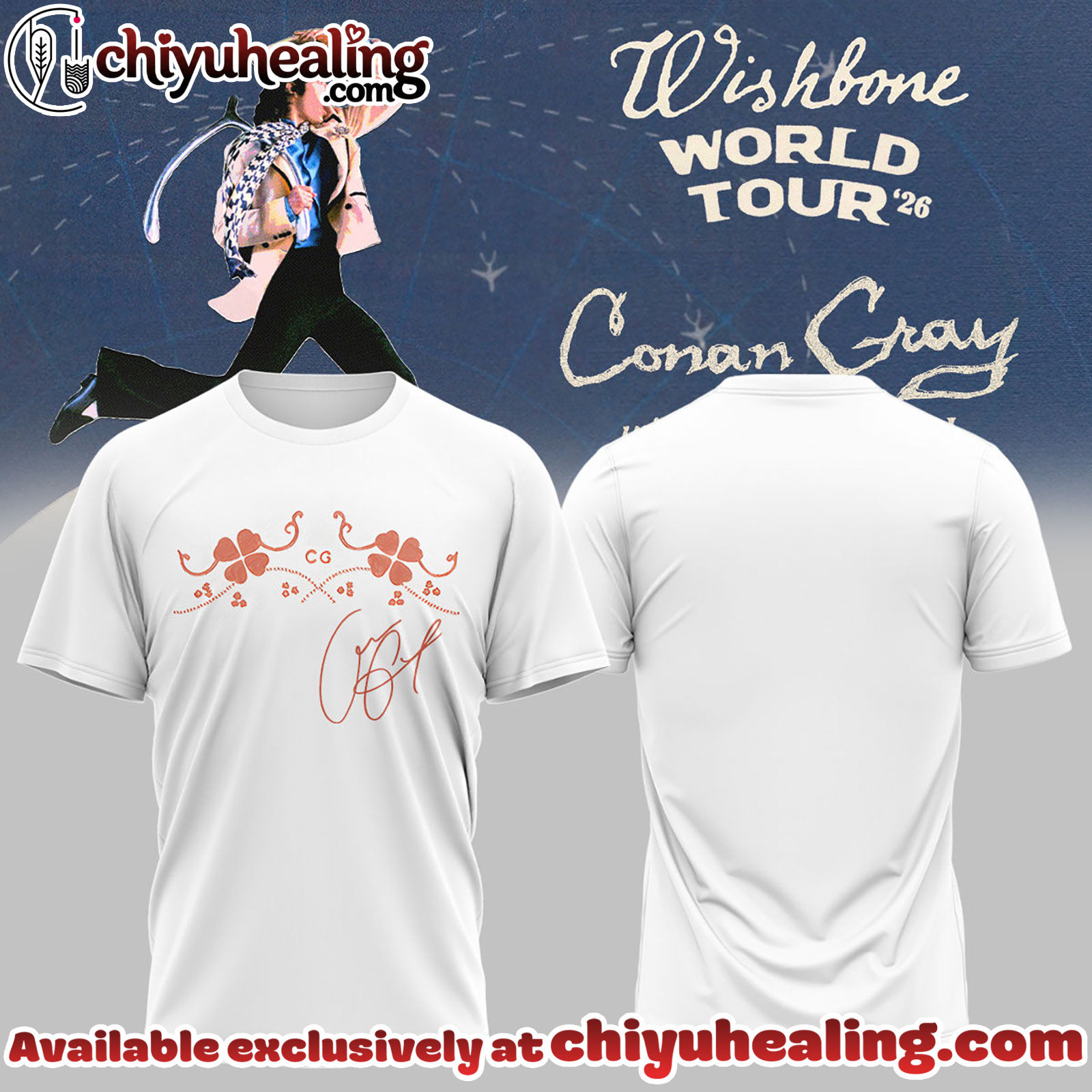 Conan Grays Wishbone World Tour Shirt - Ver 10