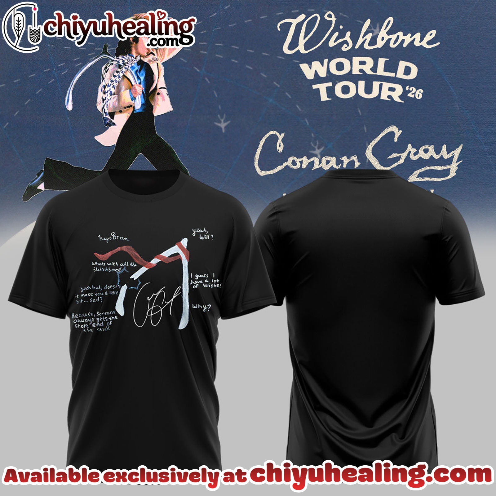 Conan Grays Wishbone World Tour Shirt - Ver 11