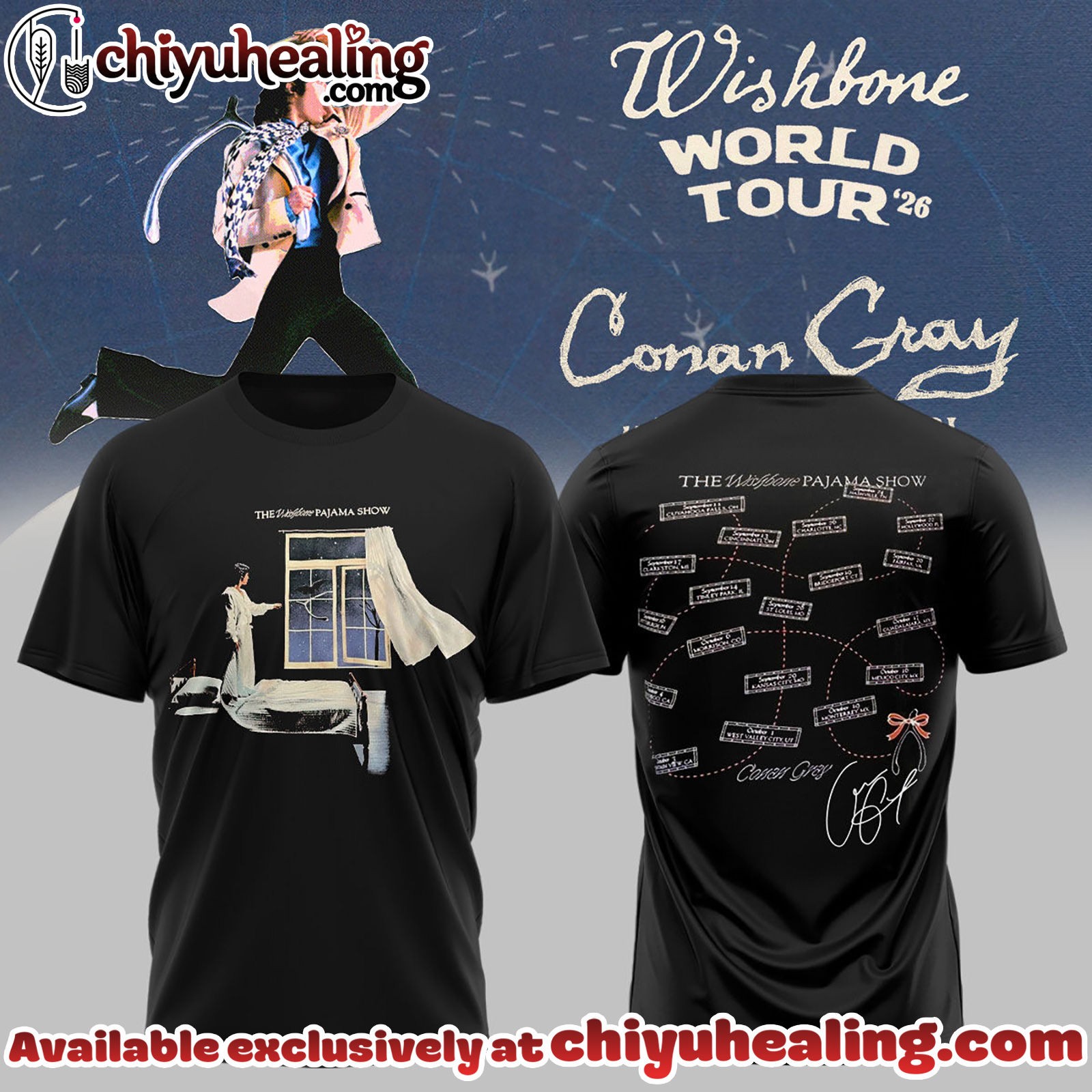 Conan Grays Wishbone World Tour Shirt