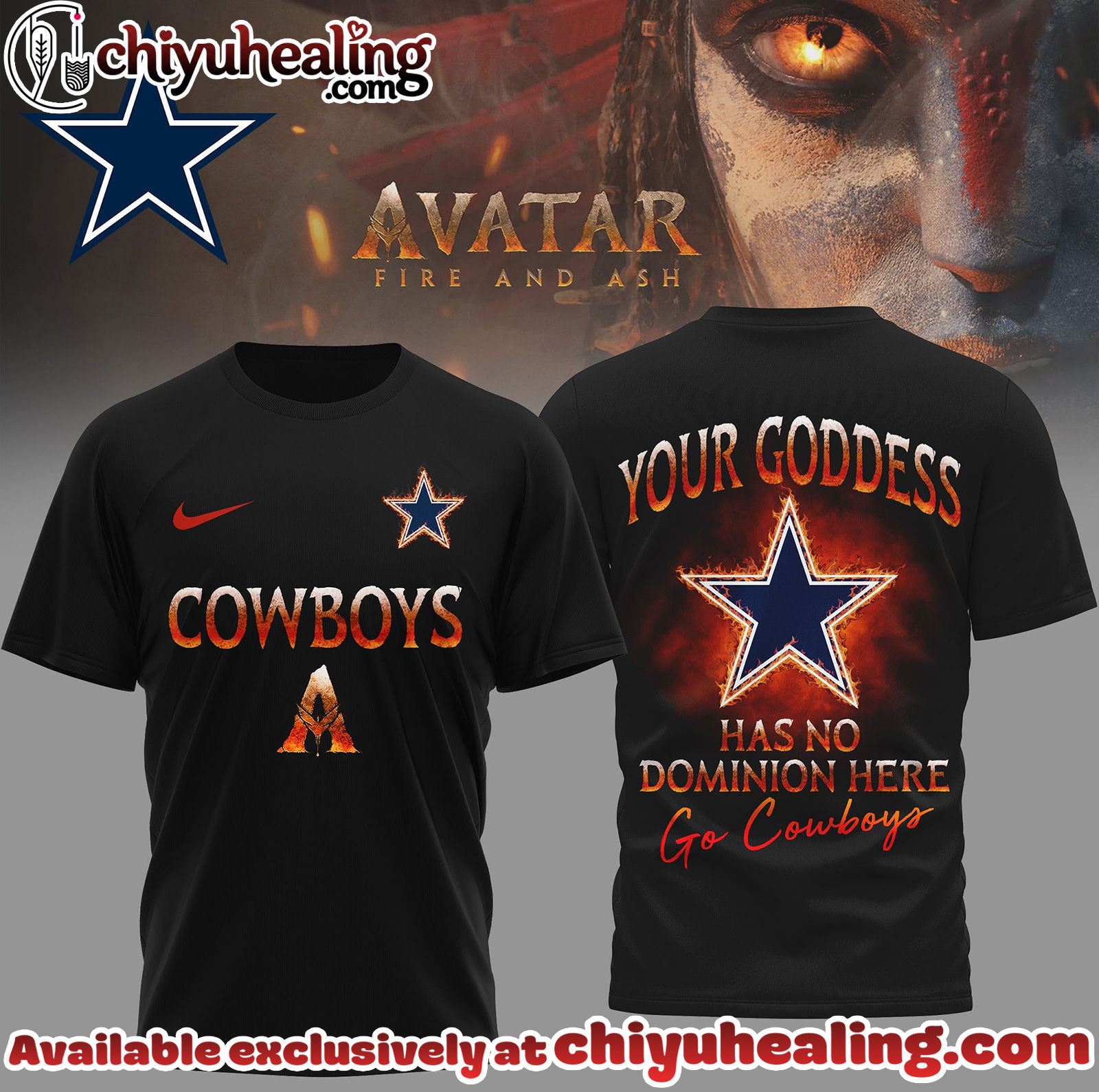 Dallas Cowboys Premium NFL Avatar Fan 3D Shirt