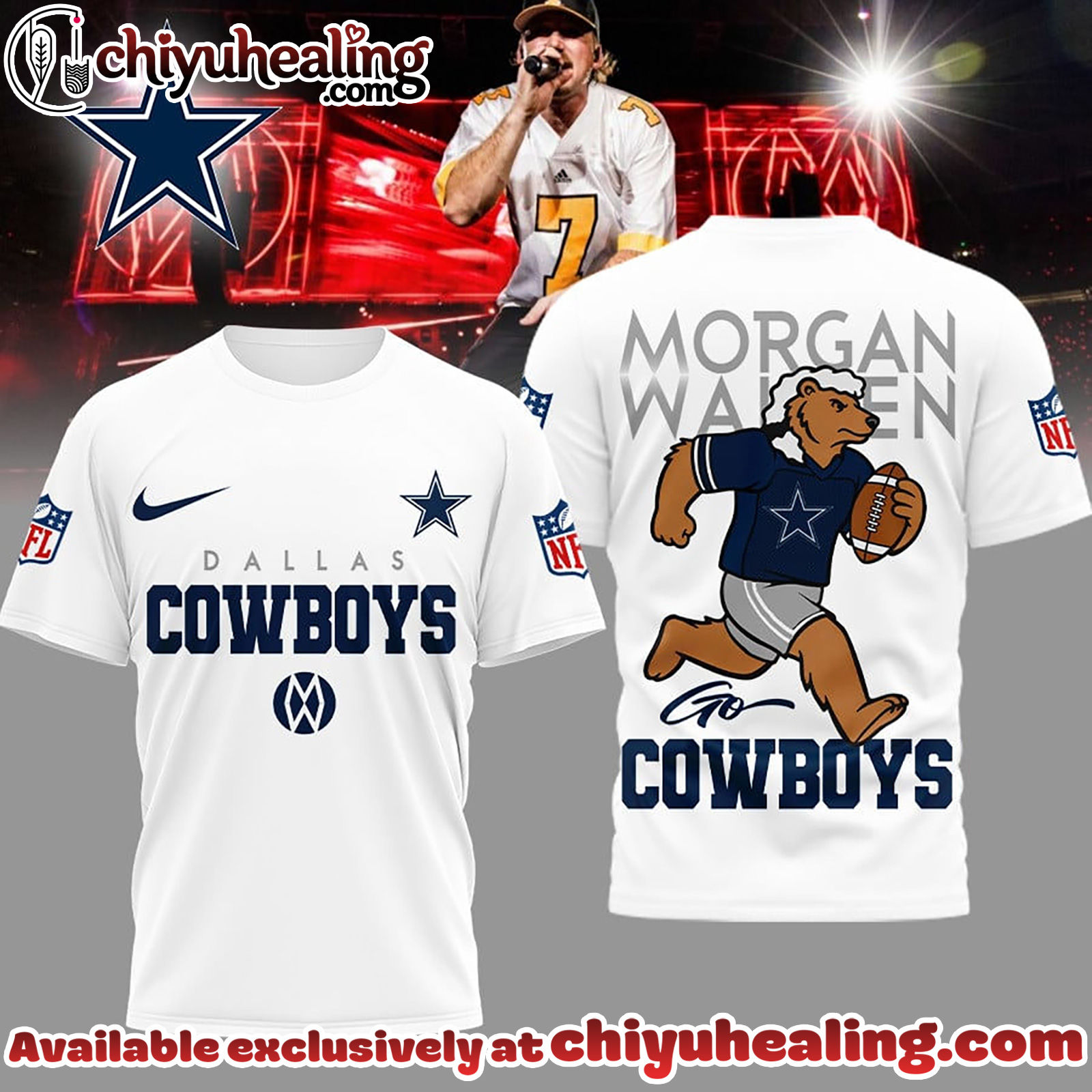 Dallas Cowboys Premium NFL Morgan Wallen Fan 3D Shirt, Hoodie, Sweatshirt