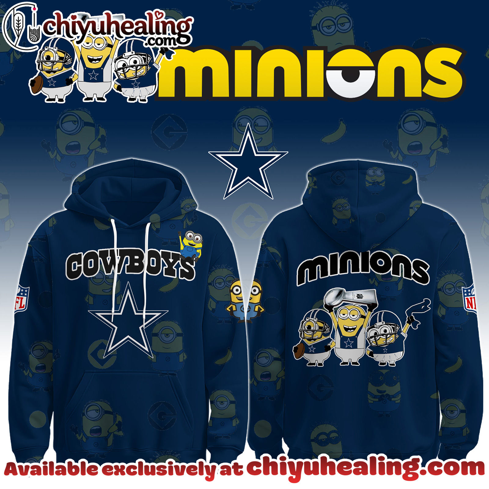 Dallas Cowboys x Minions Limited Edition - Selling Out Fast Hoodie, Sweatshirt, T-shirt