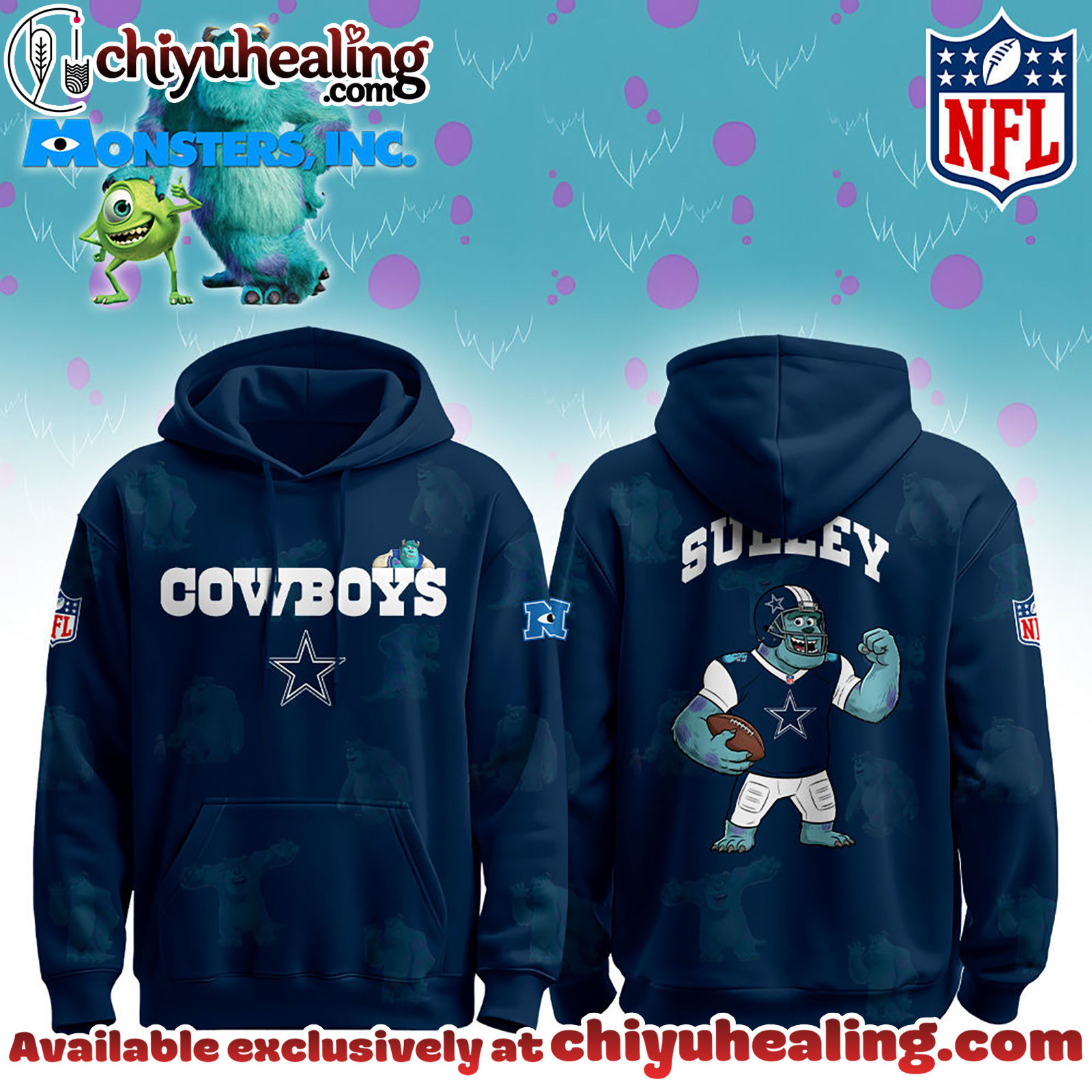 Dallas Cowboys x Monsters, Inc Limited Edition Hoodie Cutest Drop of the Year Hoodie, Tshirt, Sweatshirt