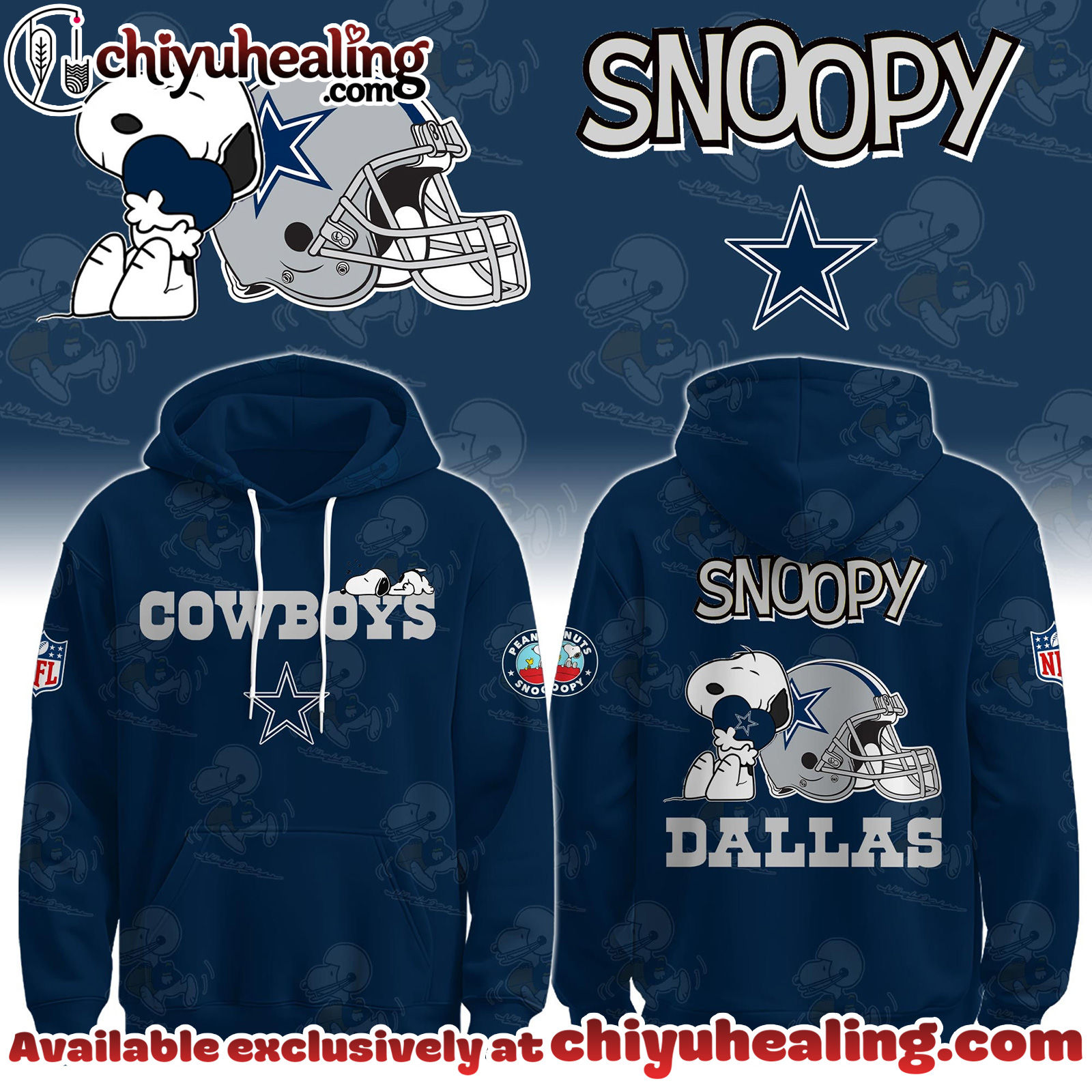 Dallas Cowboys x Snoopy Hoodie, Sweatshirt, T-shirt Limited Edition - Selling Out Fast