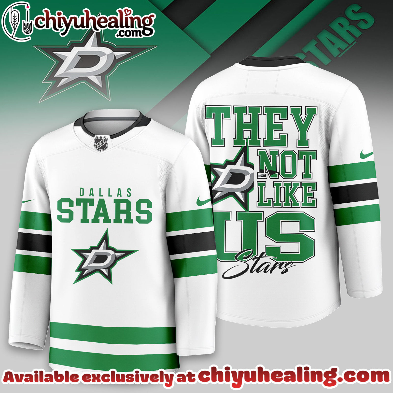 Dallas Stars Premium NHL They Not Like Us Hockey Jersey