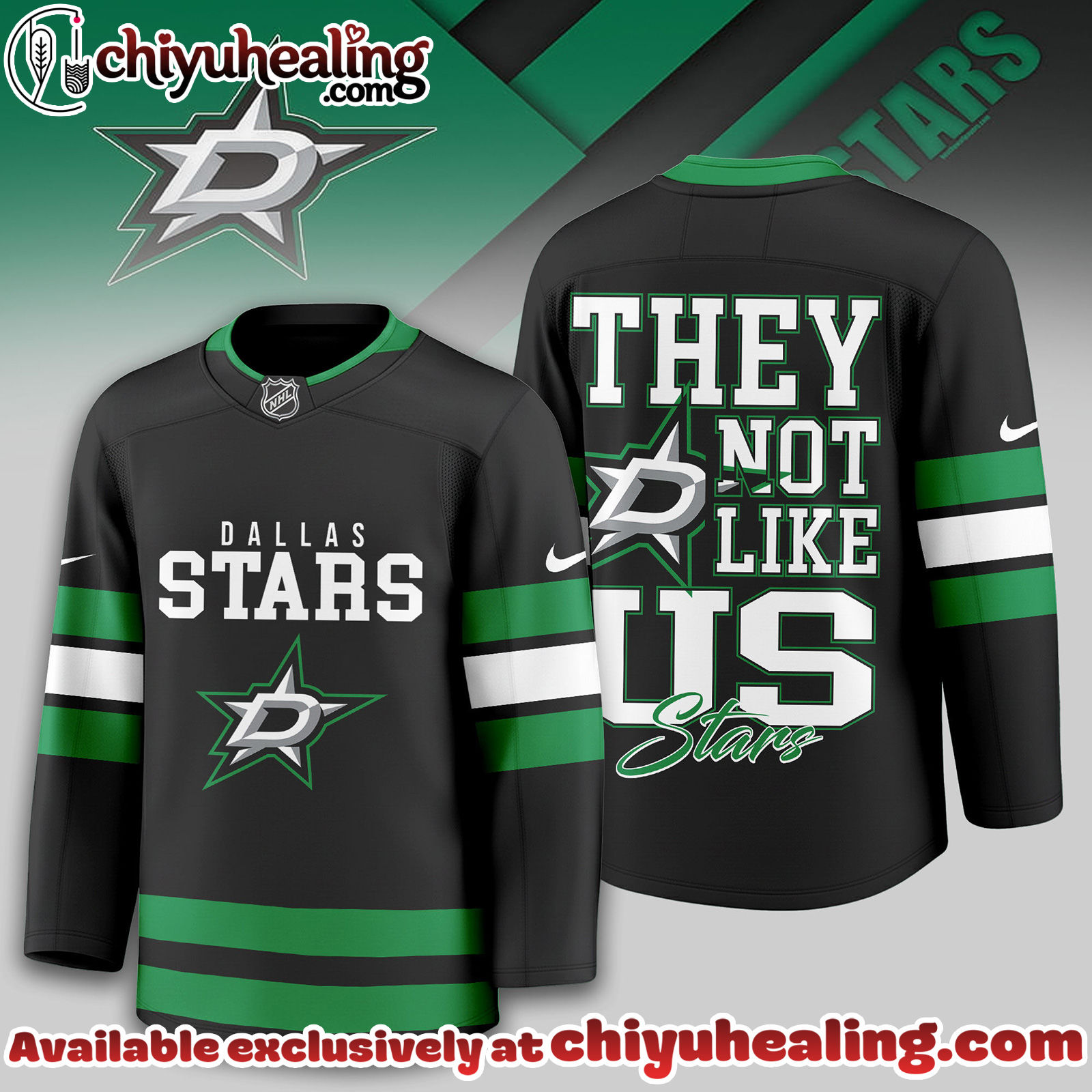 Dallas Stars Premium NHL They Not Like Us Hockey Jersey - Ver 2