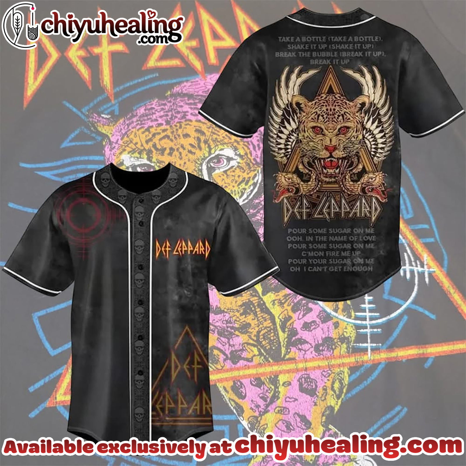 DEF LEPPARD RETURNS WITH A BANG - DefLeppard The legendary tour Baseball Jersey