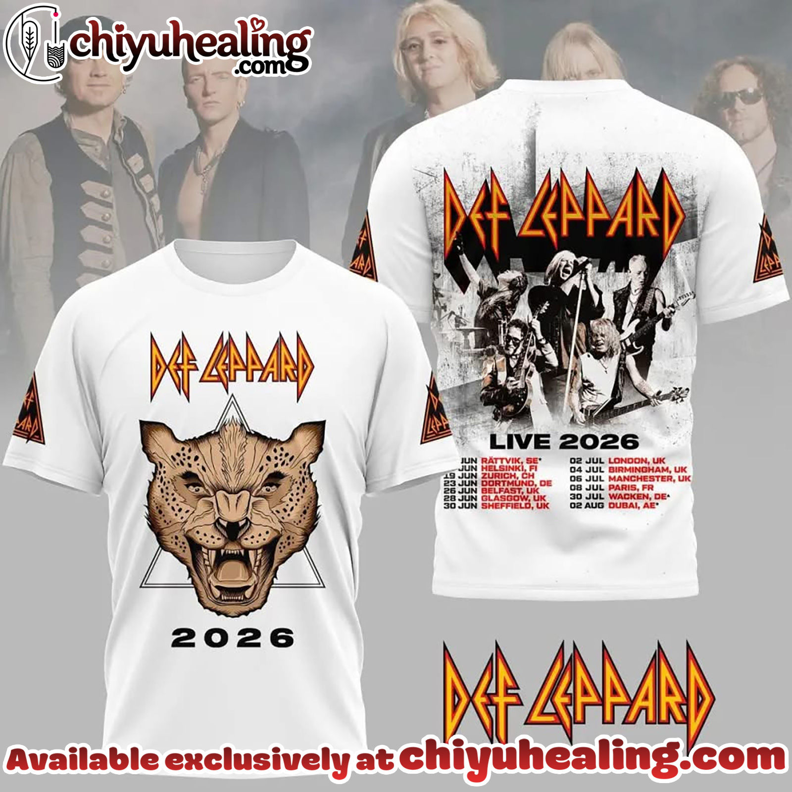 DEF LEPPARD RETURNS WITH A BANG - DefLeppard The legendary tour Tshirt, Hoodie, Sweatshirt - Ver 2