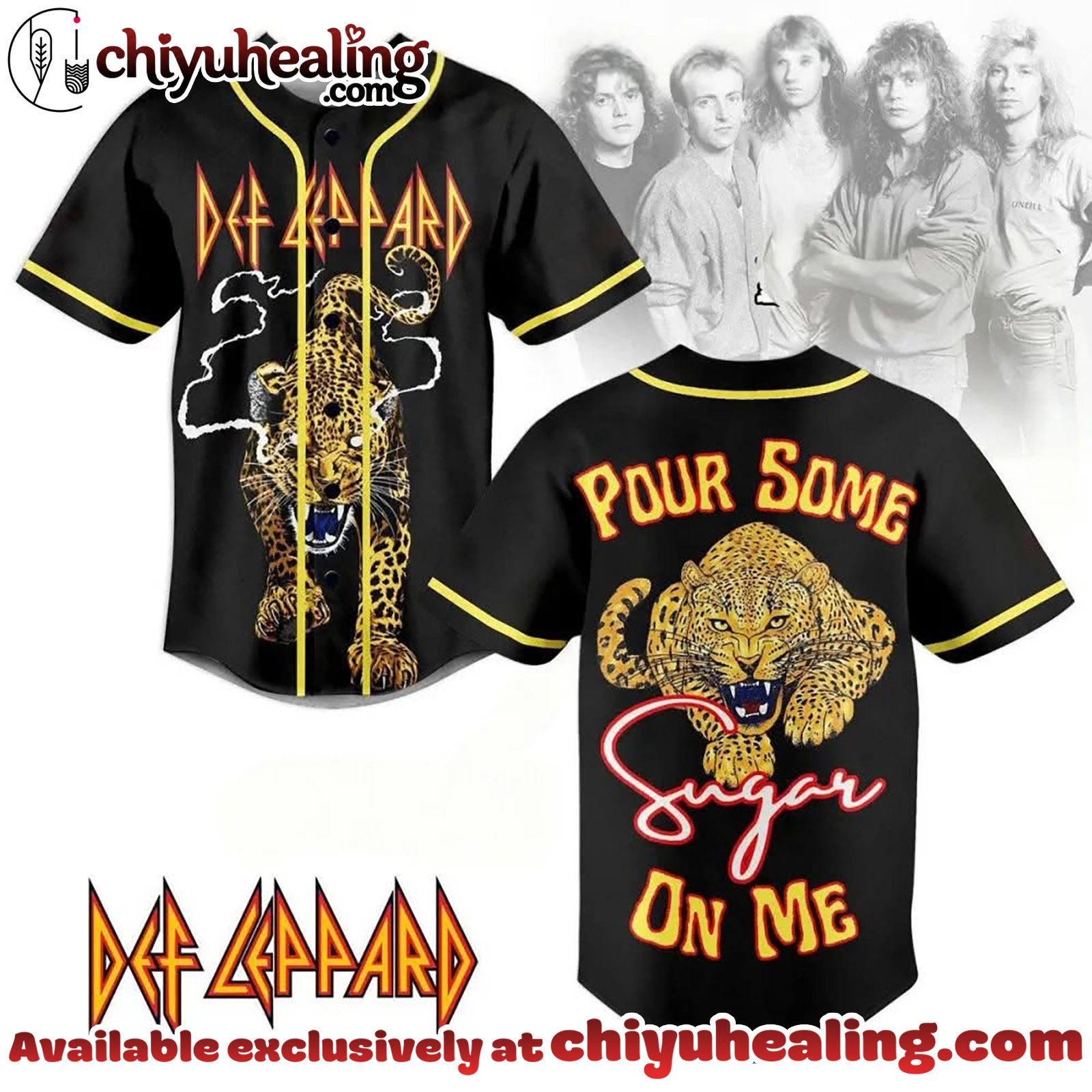 DefLeppard The legendary tour Baseball Jersey