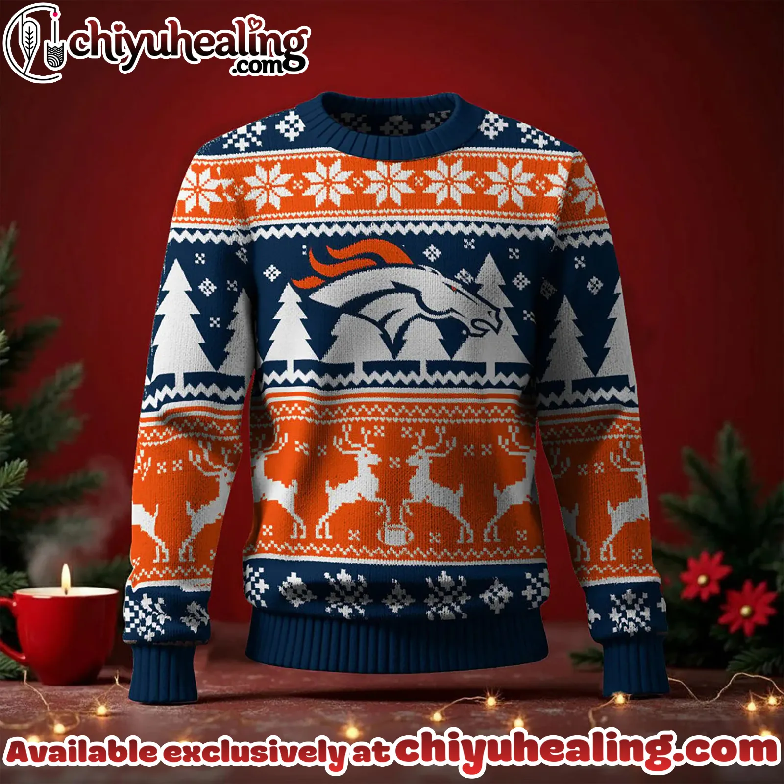 Denver Broncos 2025 Christmas New Ugly Sweatshirt, All Team NFL