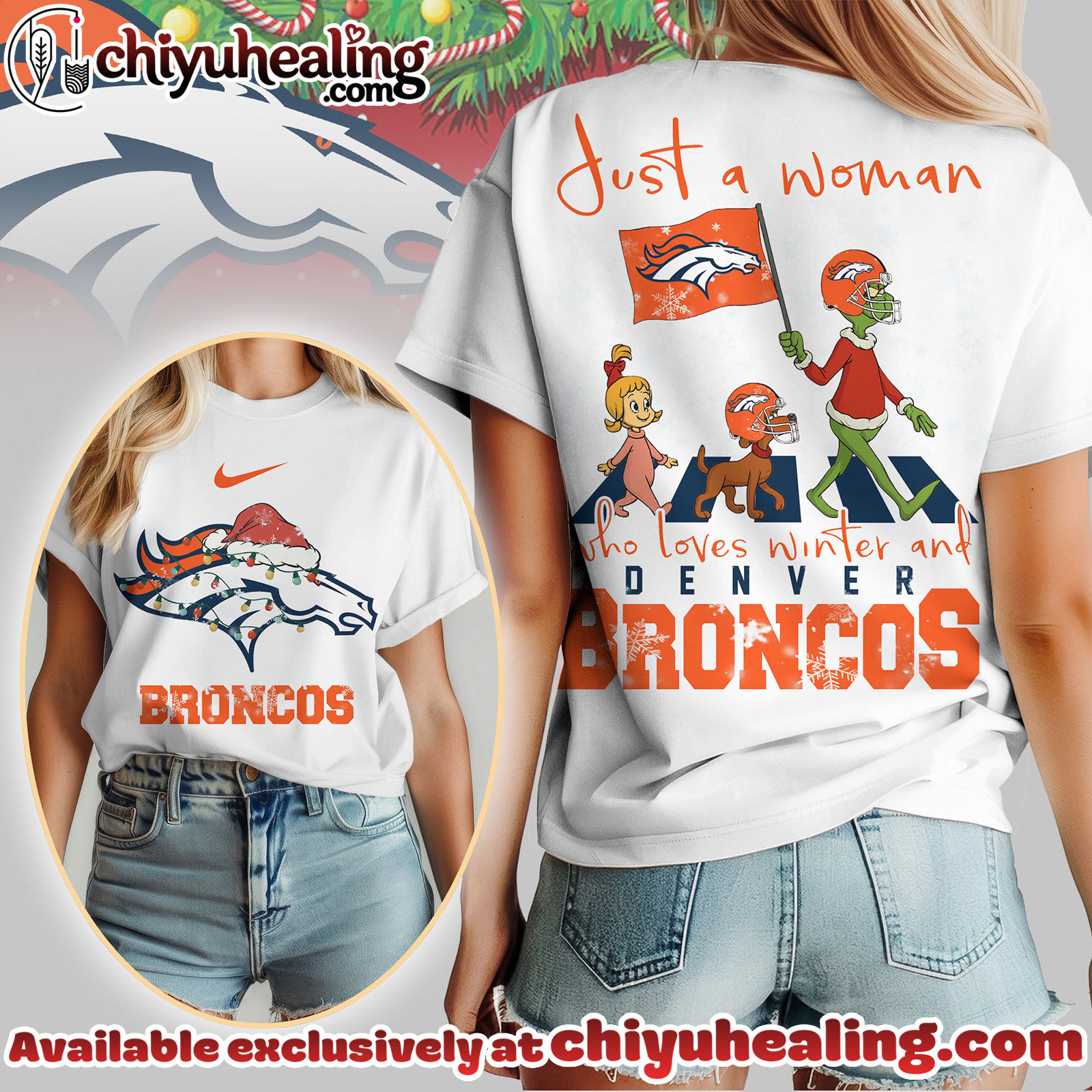 Denver Broncos Premium NFL Just A Woman Who Loves Winter 3D Shirt, Hoodie, Sweatshirt, All Team NFL Denver Broncos Premium NFL Just A Woman Who Loves Winter 3D Shirt, Hoodie, Sweatshirt, All Team NFL