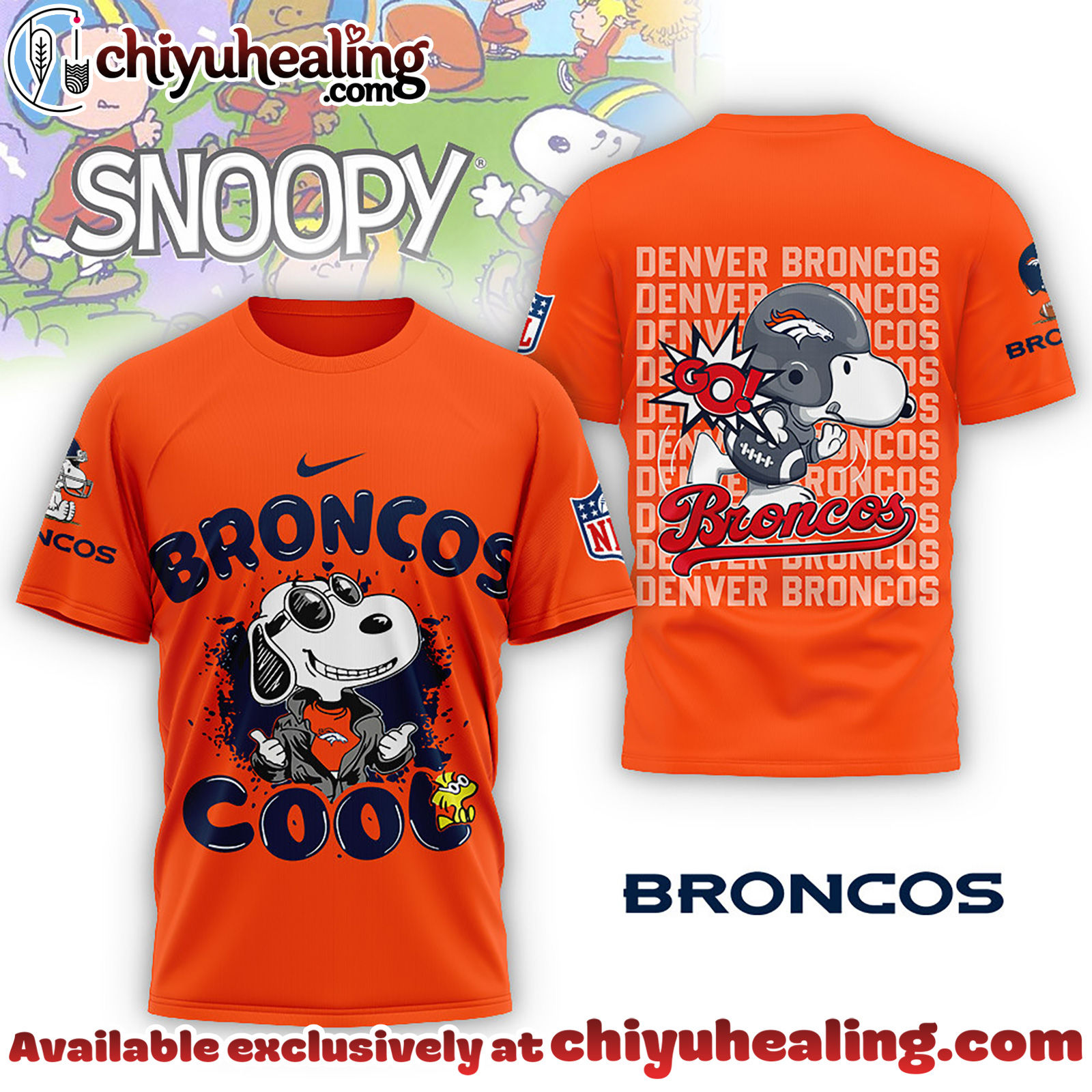 Denver Broncos Premium NFL Snoopy Cool Shirt, Hoodie, Sweatshirt, All Team NFL
