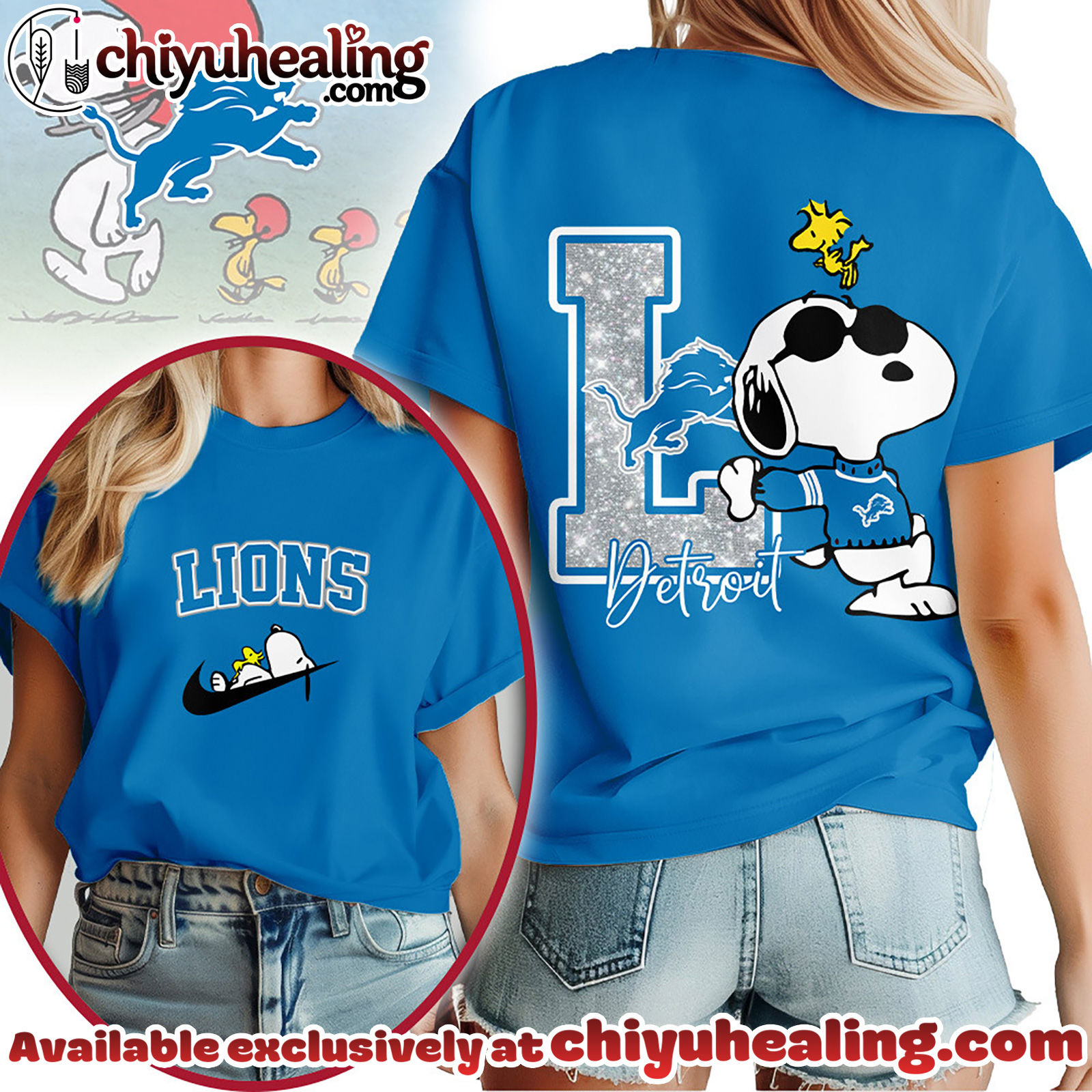 Detroit Lions Premium NFL Snoopy 3D Shirt, Hoodie, Sweatshirt, All Team NFL