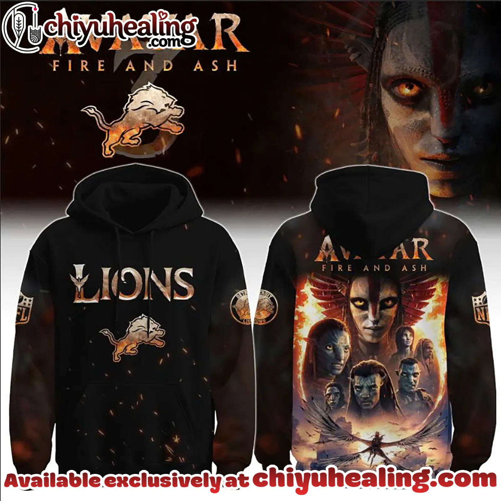 Detroit Lions x Avatar Hoodie Limited Hoodie, All Team NFL