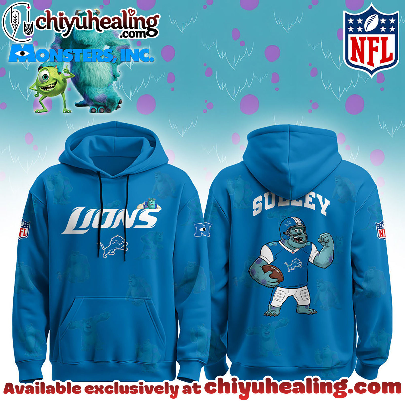 Detroit Lions x Monsters, Inc Limited Edition Hoodie Cutest Drop of the Year Hoodie, Tshirt, Sweatshirt
