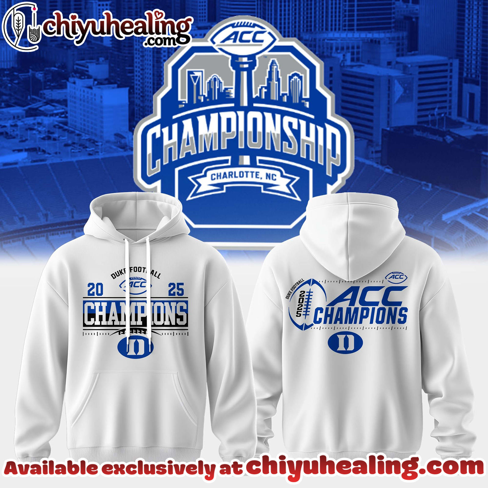 DUKE FOOTBALL - ACC CHAMPIONS 2025 Hoodie, Sweatshirt, Shirt - Ver 2