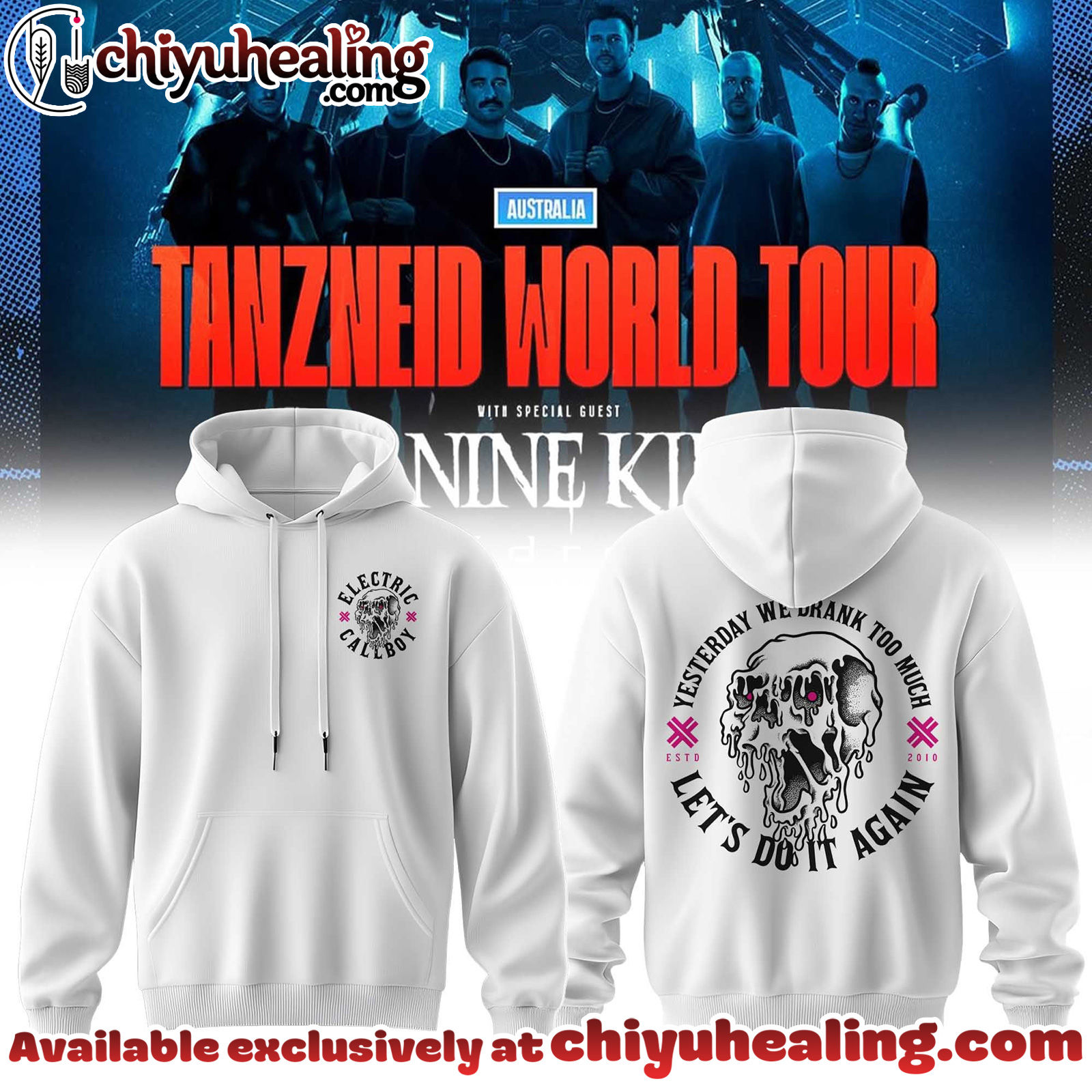 Electric Callboy Tanzneid World Tour Collection Hoodie, T-shirt, Sweatshirt - Ver 8