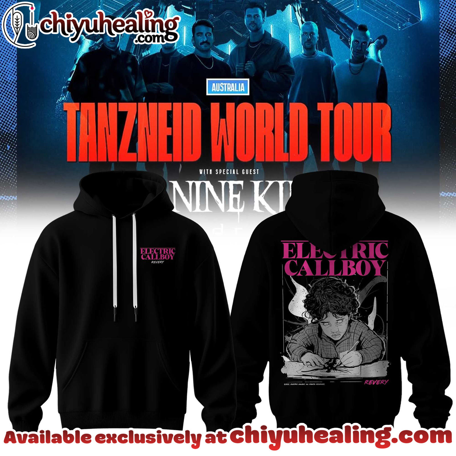 Electric Callboy Tanzneid World Tour Collection Hoodie, T-shirt, Sweatshirt - Ver 10