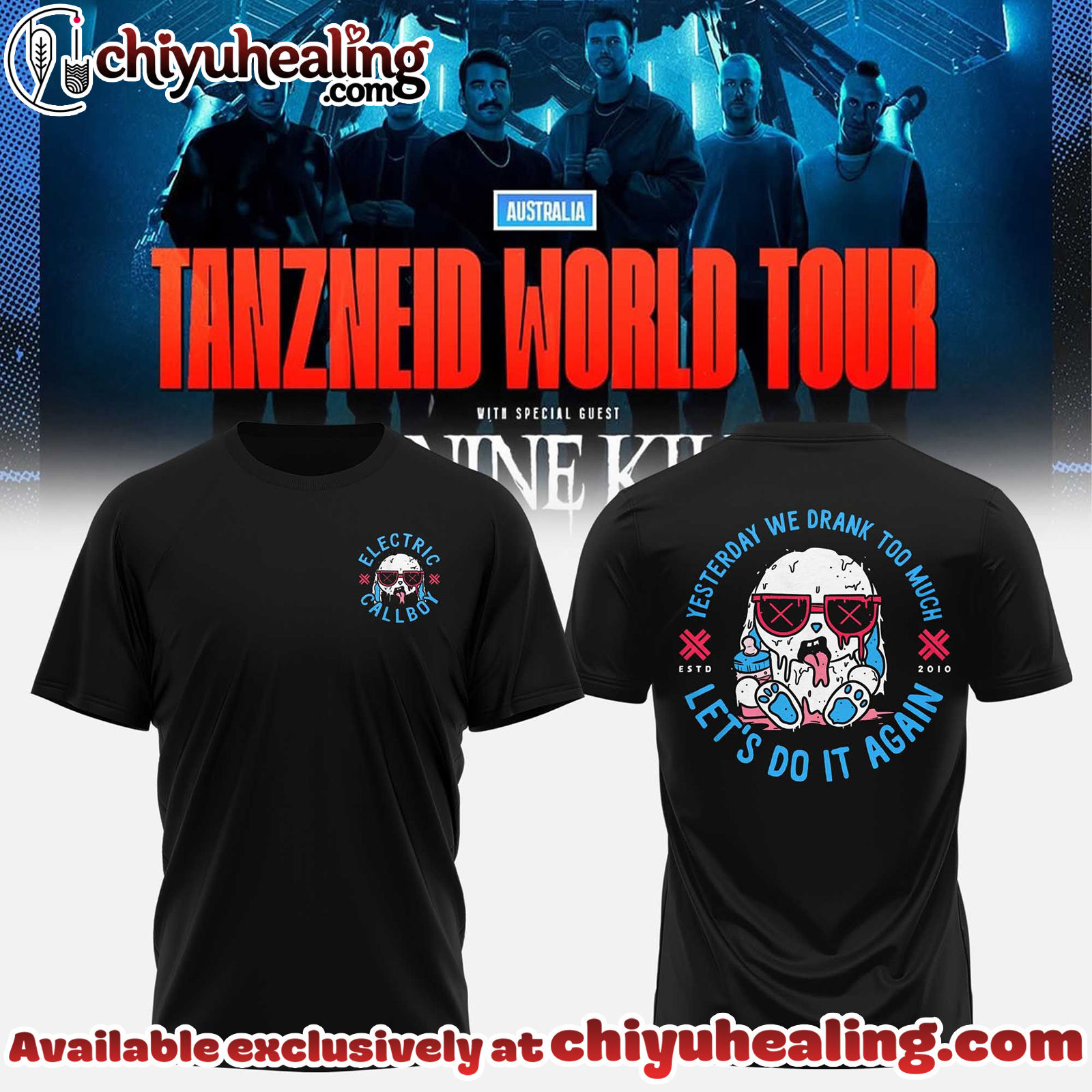 Electric Callboy Tanzneid World Tour Collection Shirt, Hoodie, Sweatshirt - Ver 15