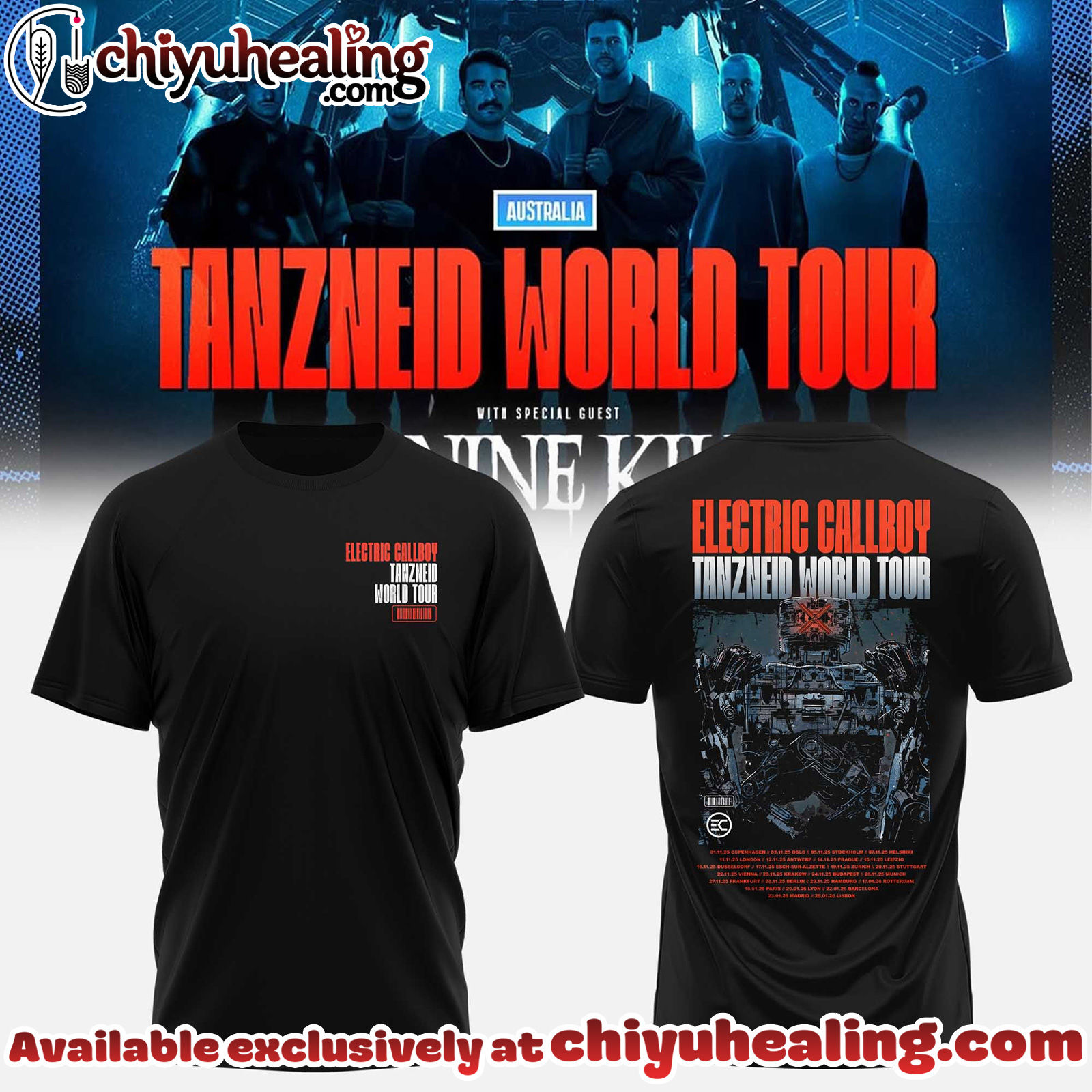Electric Callboy Tanzneid World Tour Collection Shirt, Hoodie, Sweatshirt - Ver 10