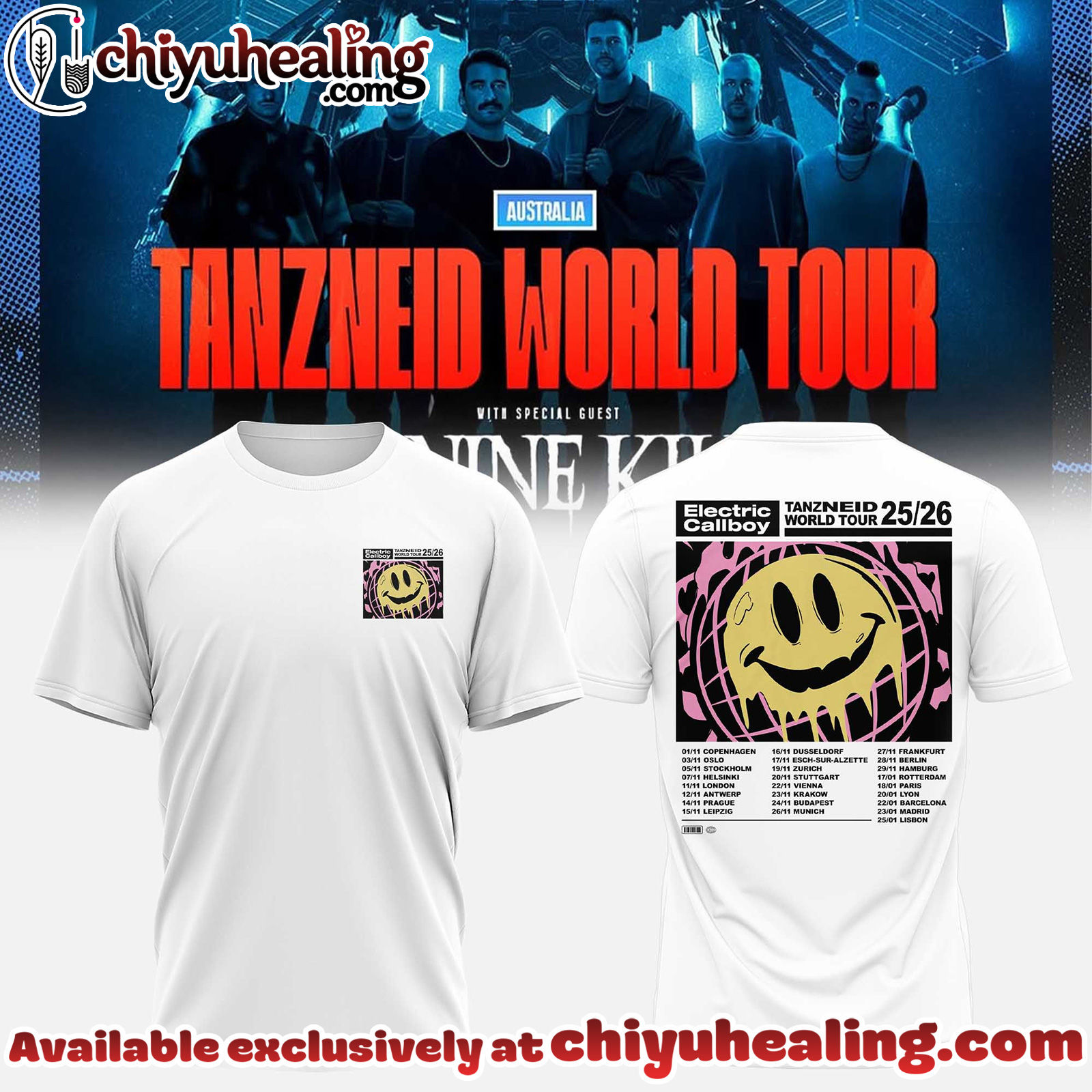 Electric Callboy Tanzneid World Tour Collection Shirt, Hoodie, Sweatshirt - Ver 8