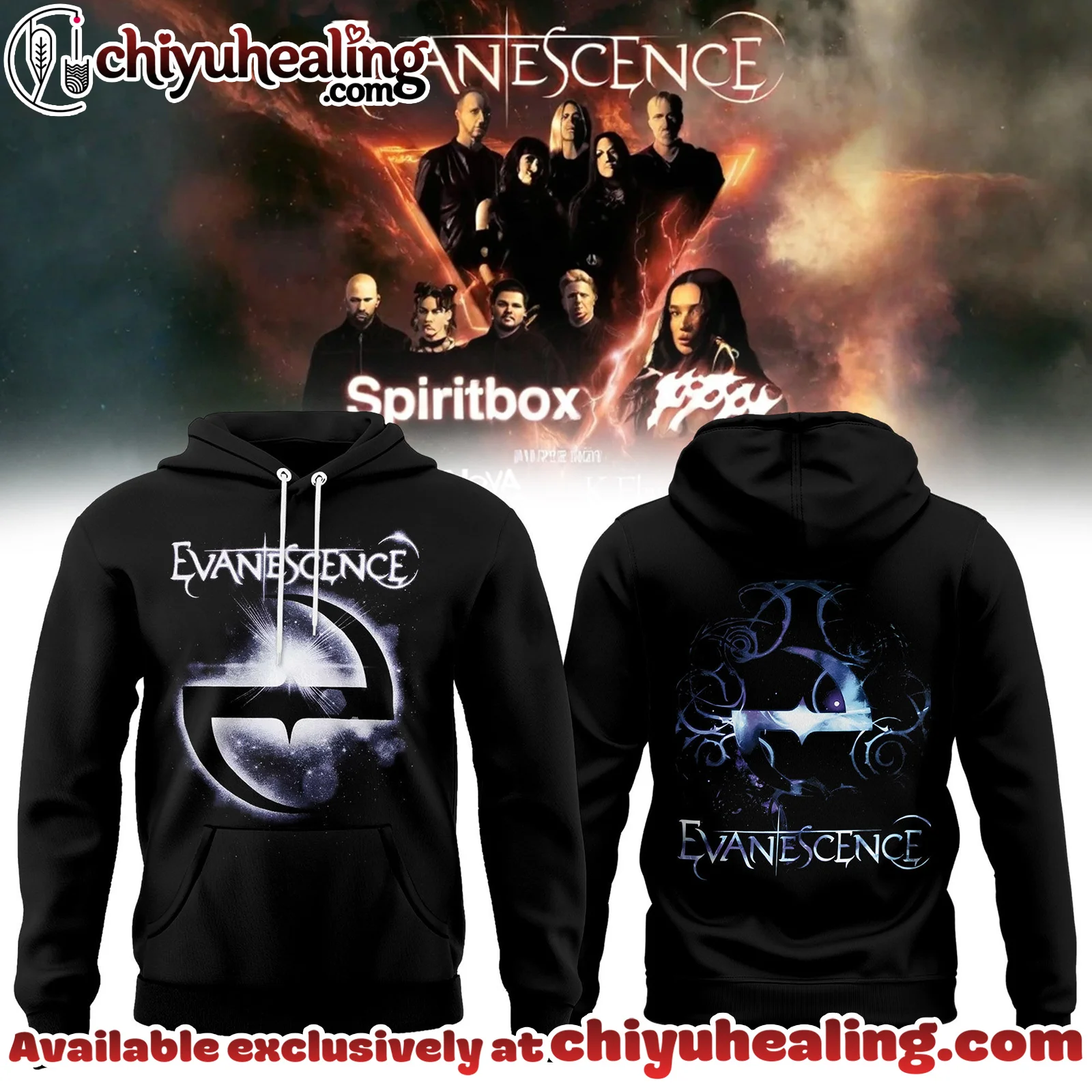 EVANESCENCE US And UK 2026 WORLD TOUR Collection Hoodie, Shirt, Sweatshirt - Ver 7