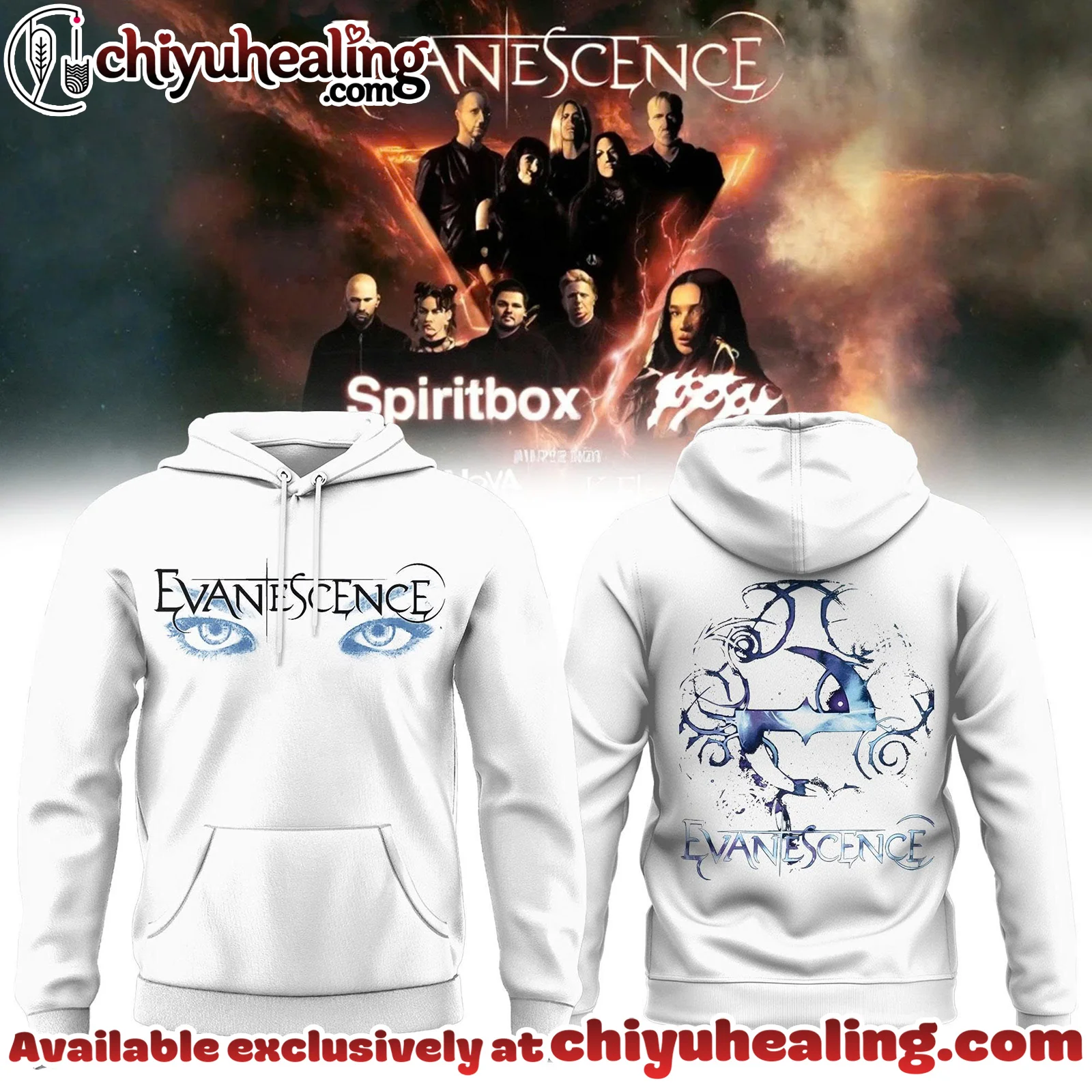 EVANESCENCE US And UK 2026 WORLD TOUR Collection Hoodie, Shirt, Sweatshirt - Ver 2