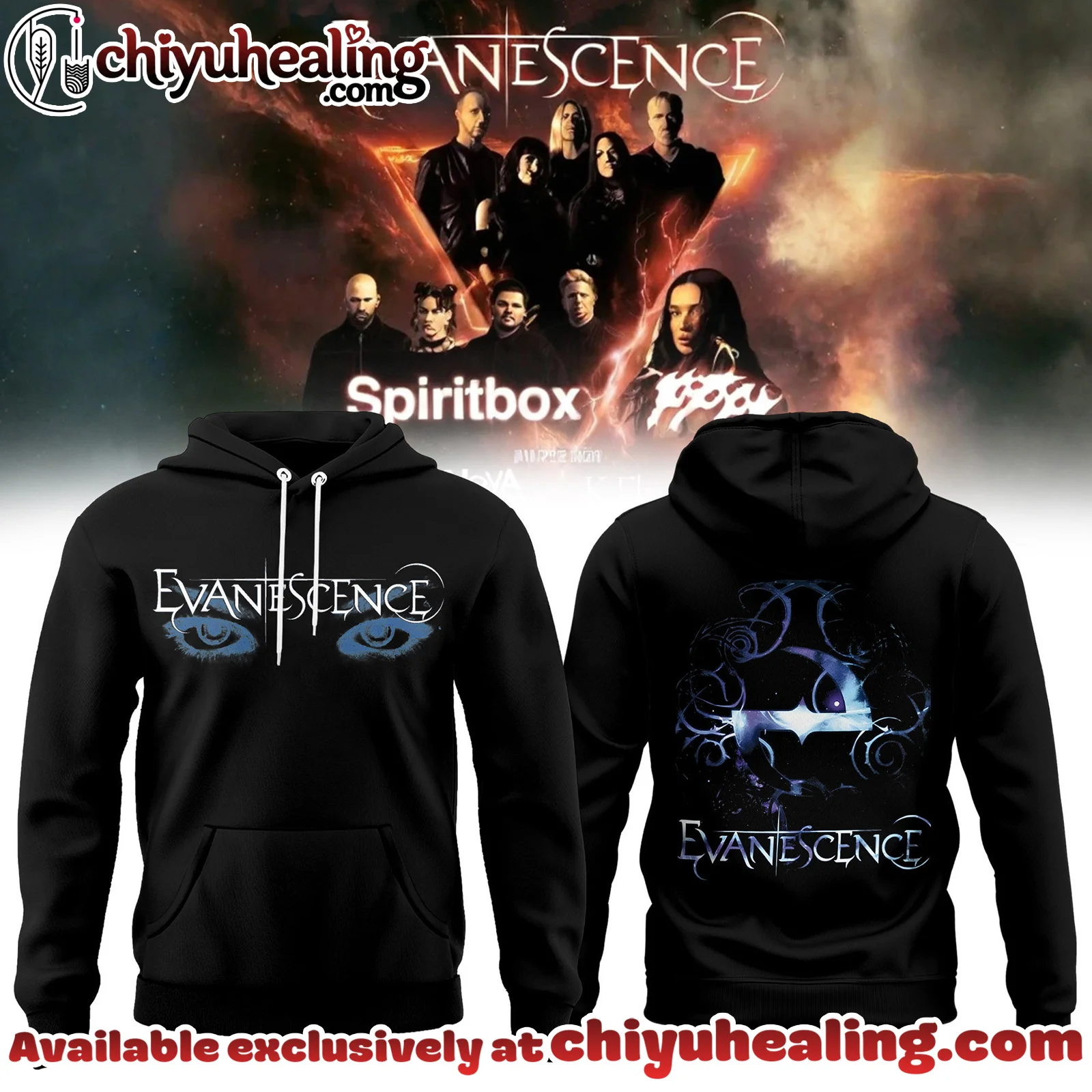 EVANESCENCE US And UK 2026 WORLD TOUR Collection Hoodie, Shirt, Sweatshirt - Ver 8