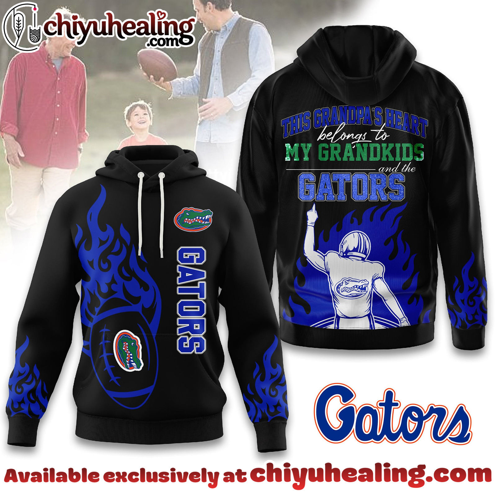 Florida Gators Premium NCAA Football Grandpa Hoodie, Sweatshirt, Shirt, All Team NCAA