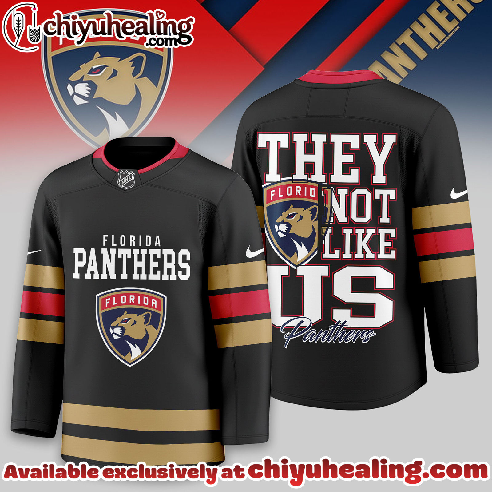 Florida Panthers Premium NHL They Not Like Us Hockey Jersey - Ver 2