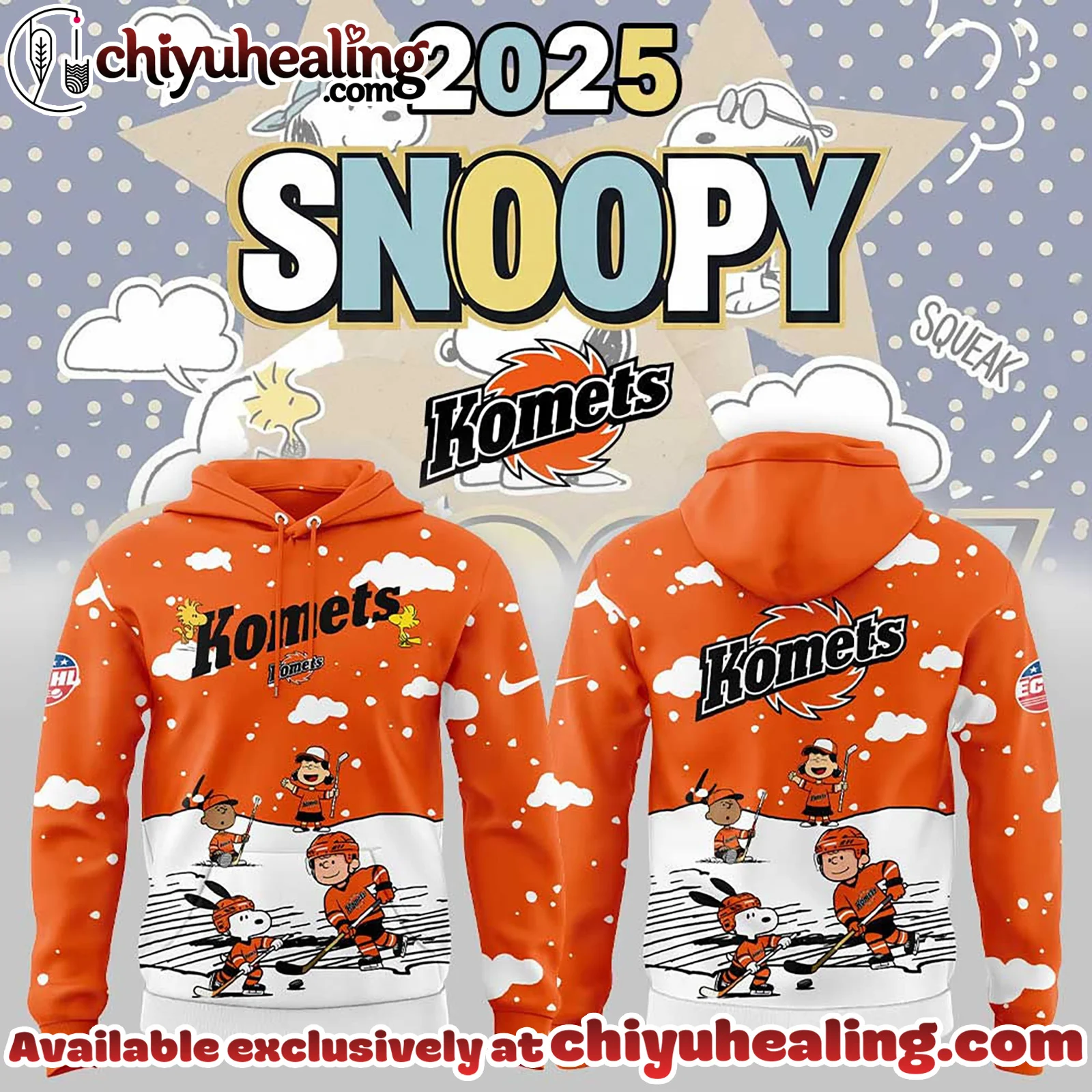 Fort Wayne Komets Snoopy and Friends Hoodie, Shirt, Sweatshirt, All Team NHL