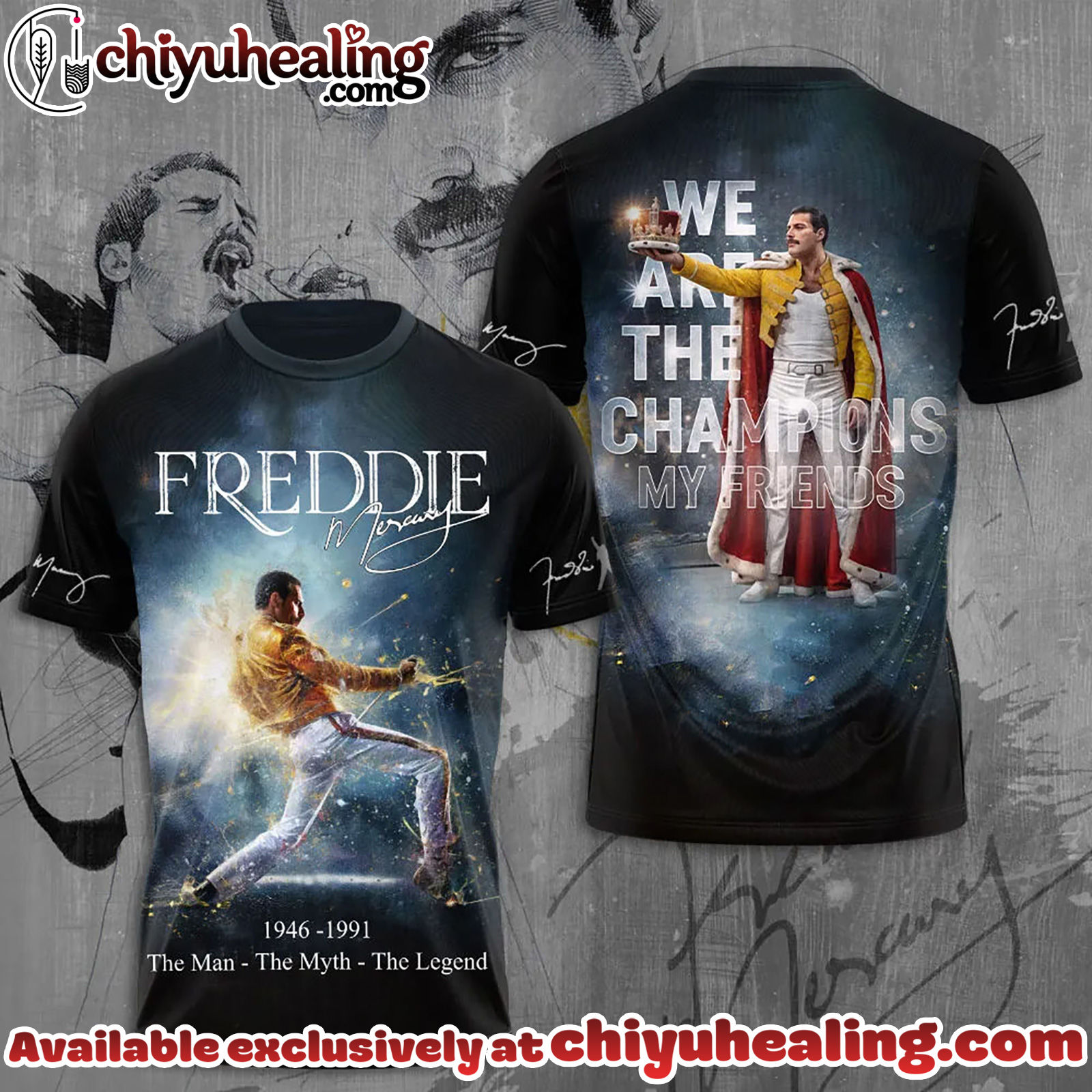 Freddie Mercury 80th Anniversary 3D Apparel Shirt, Hoodie, Sweatshirt - Ver 12