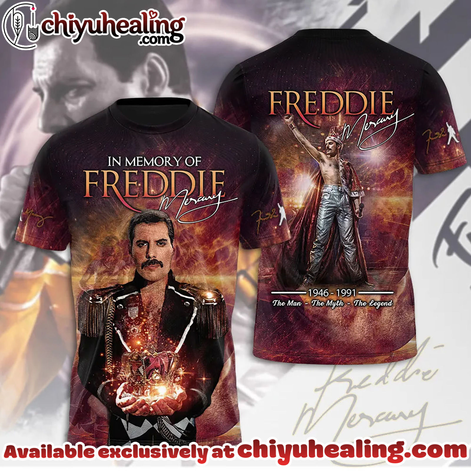 Freddie Mercury 80th Anniversary 3D Apparel Shirt, Hoodie, Sweatshirt - Ver 31