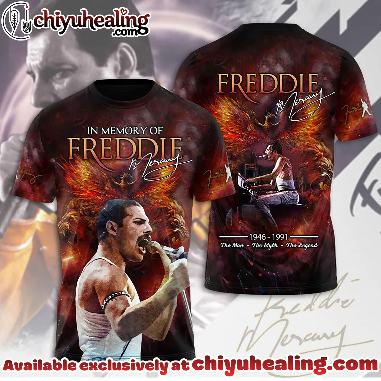 Freddie Mercury 80th Anniversary 3D Apparel Shirt, Hoodie, Sweatshirt - Ver 29
