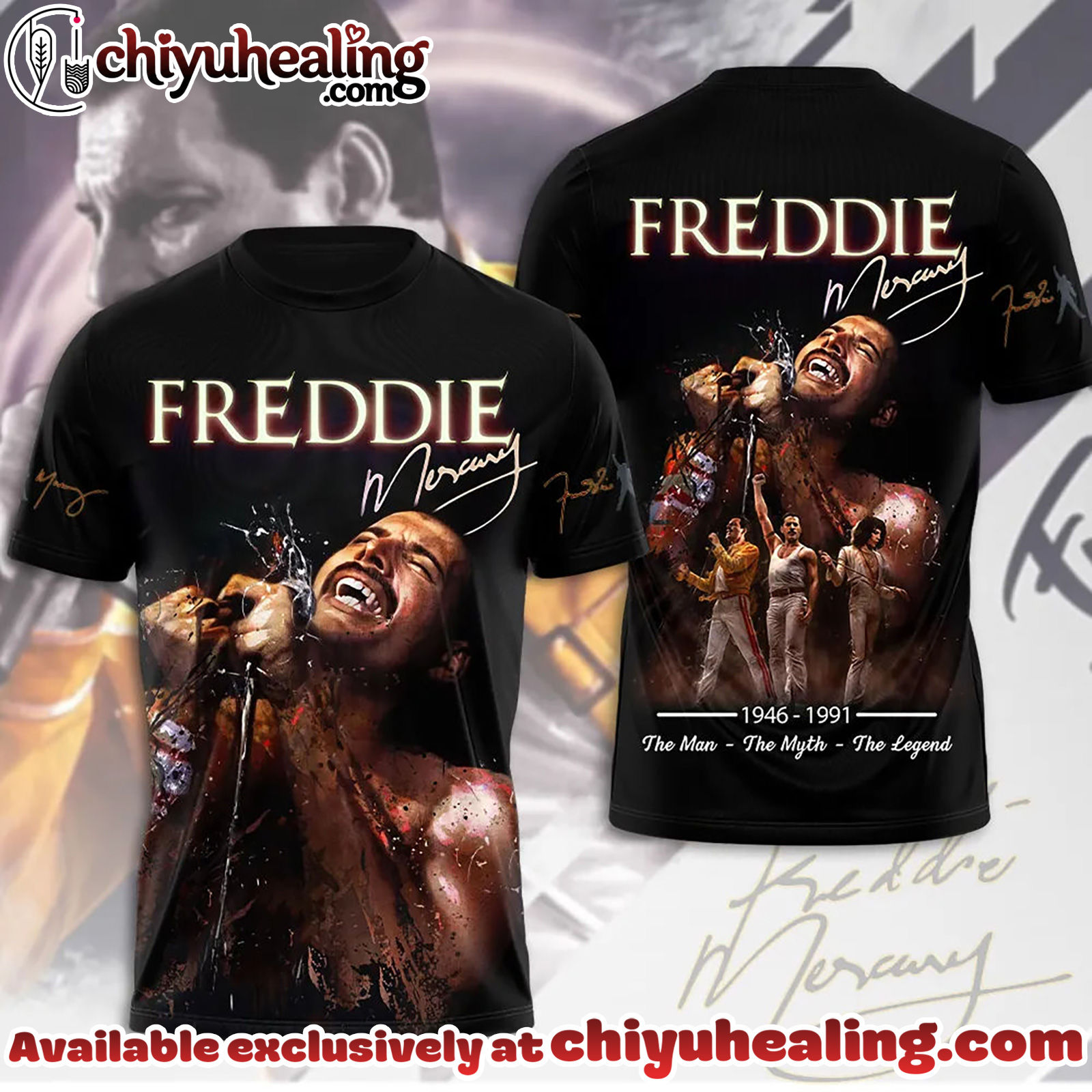 Freddie Mercury 80th Anniversary 3D Apparel Shirt, Hoodie, Sweatshirt - Ver 11