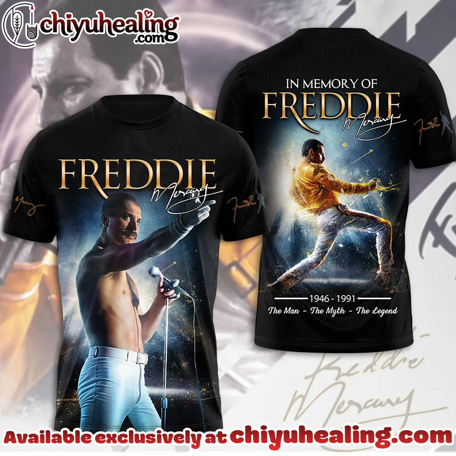 Freddie Mercury 80th Anniversary 3D Apparel Shirt, Hoodie, Sweatshirt - Ver 10
