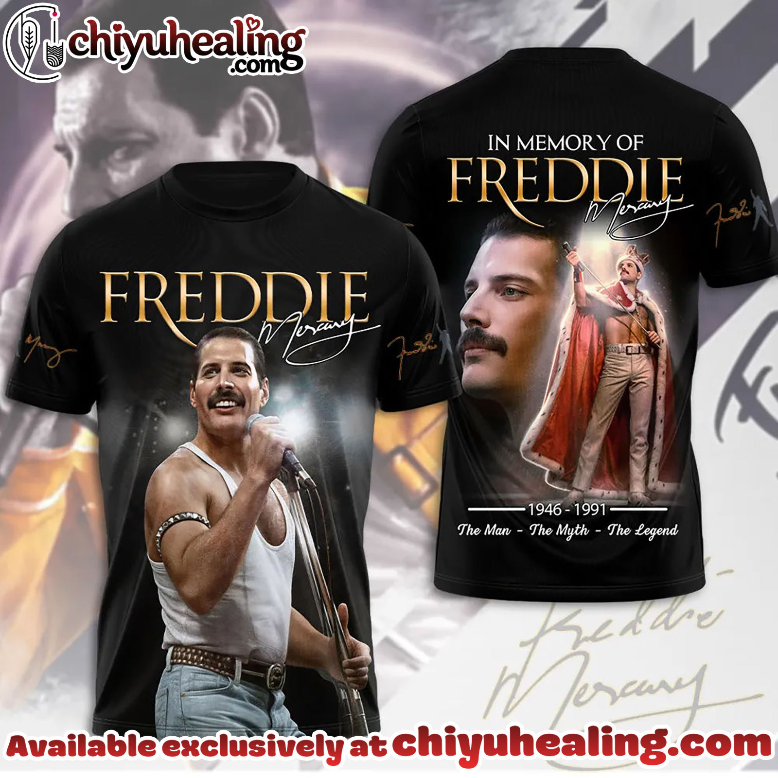 Freddie Mercury 80th Anniversary 3D Apparel Shirt, Hoodie, Sweatshirt - Ver 9