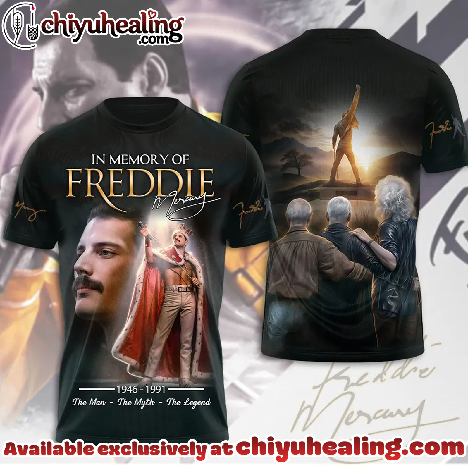 Freddie Mercury 80th Anniversary 3D Apparel Shirt, Hoodie, Sweatshirt - Ver 7