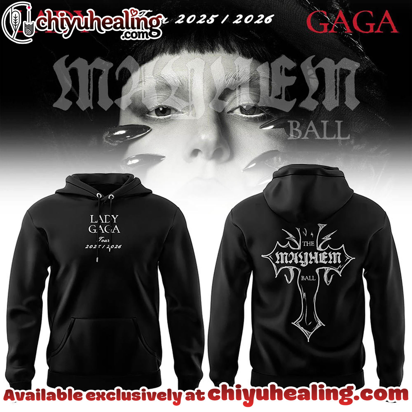 GAGA The Mayhem Ball Tour 2025 Limited Edition T-shirt, Hoodie, Sweatshirt - Ver 5