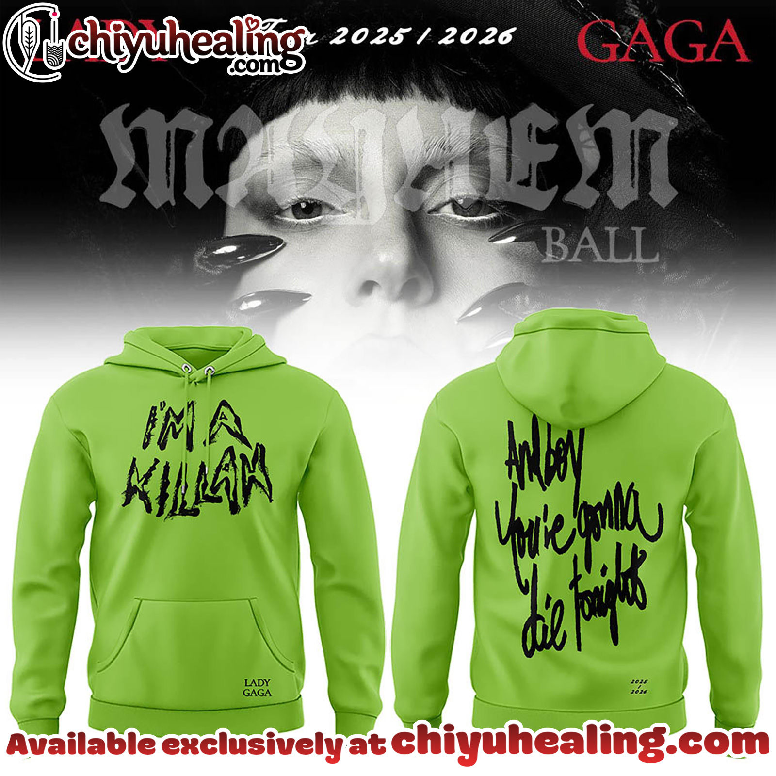 GAGA The Mayhem Ball Tour 2025 Limited Edition T-shirt, Hoodie, Sweatshirt - Ver 3