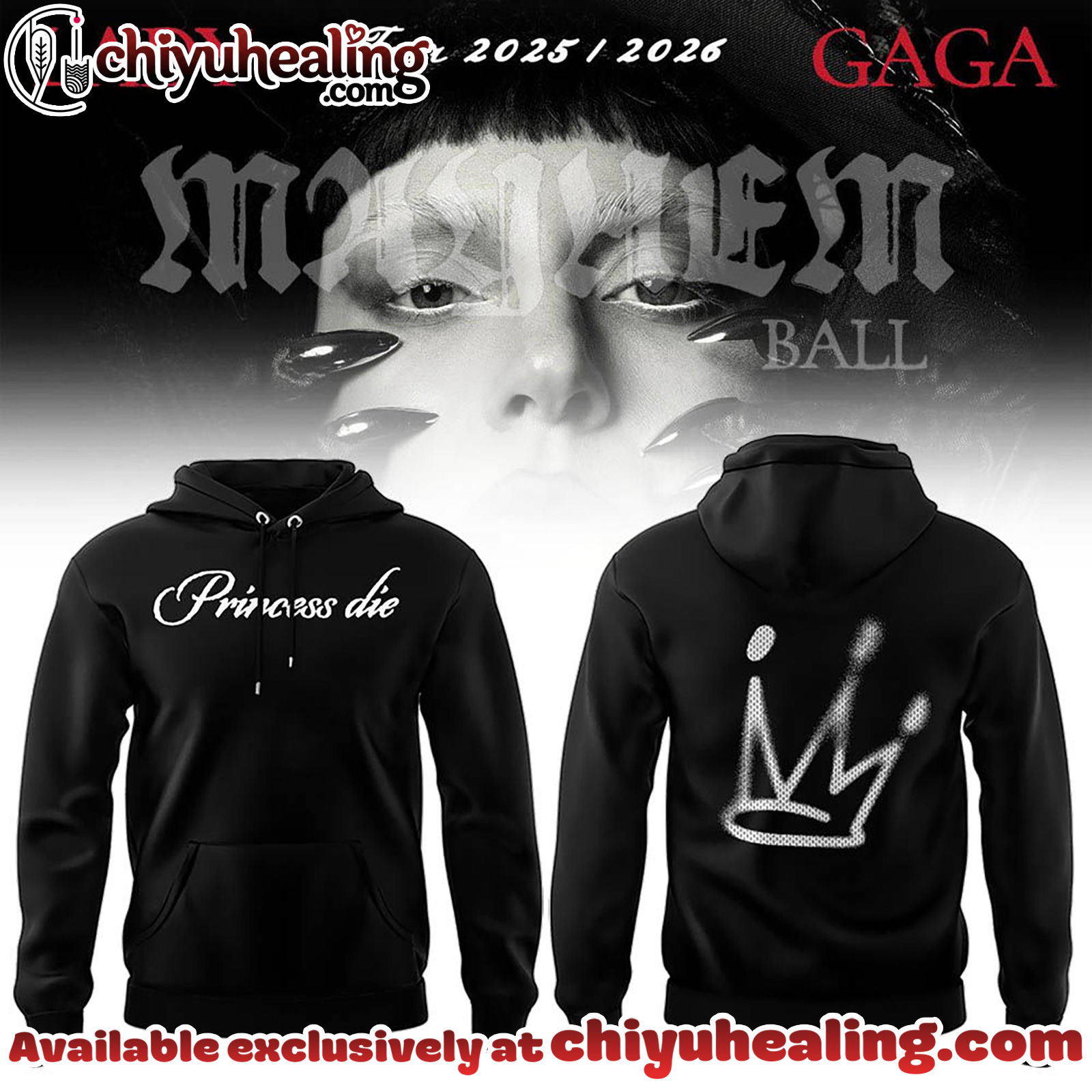 GAGA The Mayhem Ball Tour 2025 Limited Edition T-shirt, Hoodie, Sweatshirt - Ver 2