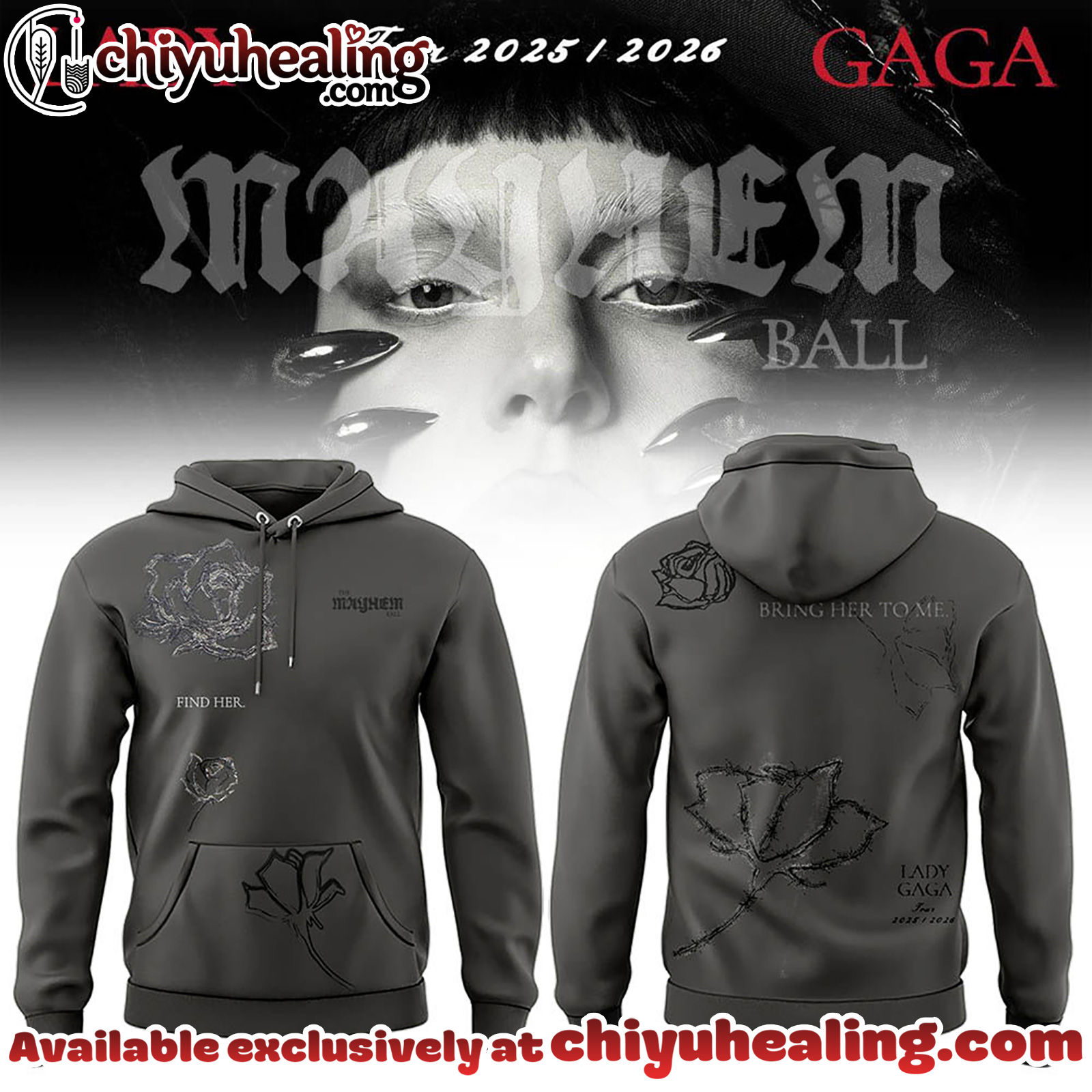 GAGA The Mayhem Ball Tour 2025 Limited Edition T-shirt, Hoodie, Sweatshirt - Ver 4