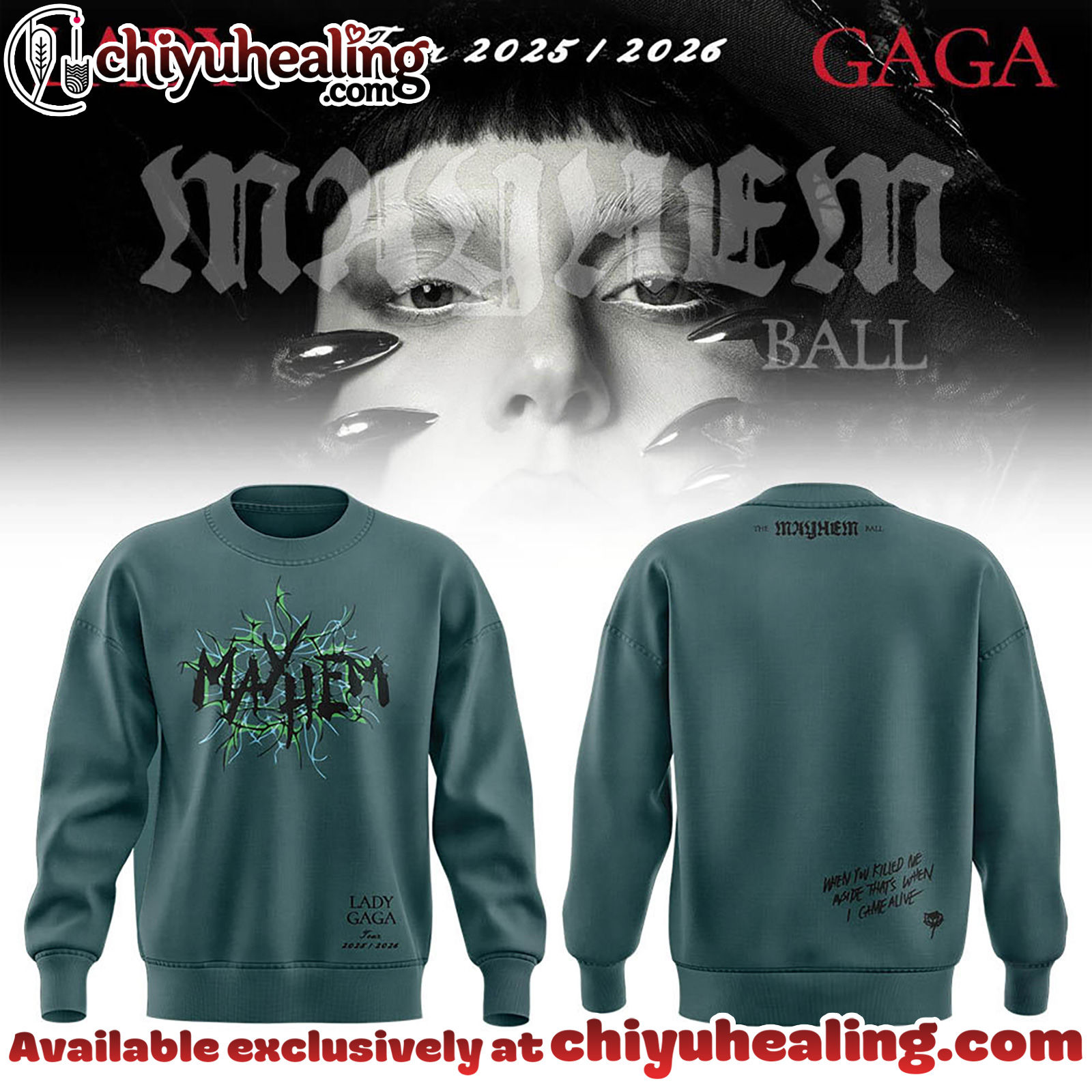 GAGA The Mayhem Ball Tour 2025 Limited Edition T-shirt, Hoodie, Sweatshirt - Ver 10